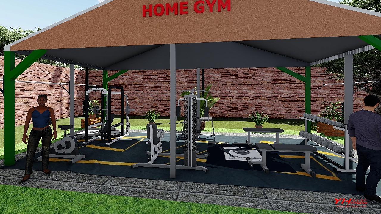 Home outdoor gym，Yhfitness fitness equipment design，Yuhe fitness equipment design，Fitness equipment，