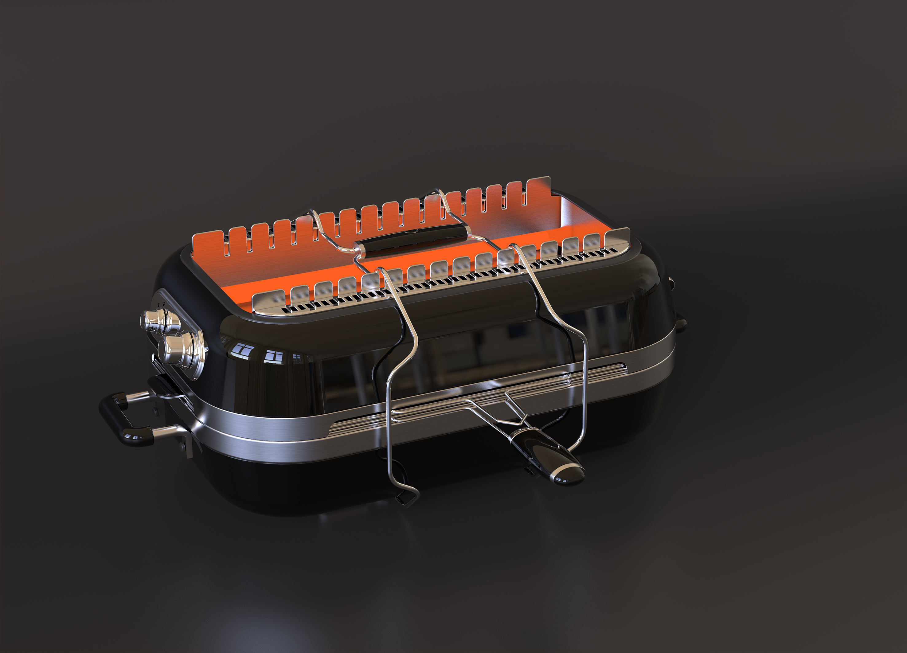 Retro，Portable，Kebab roaster，multi-function，