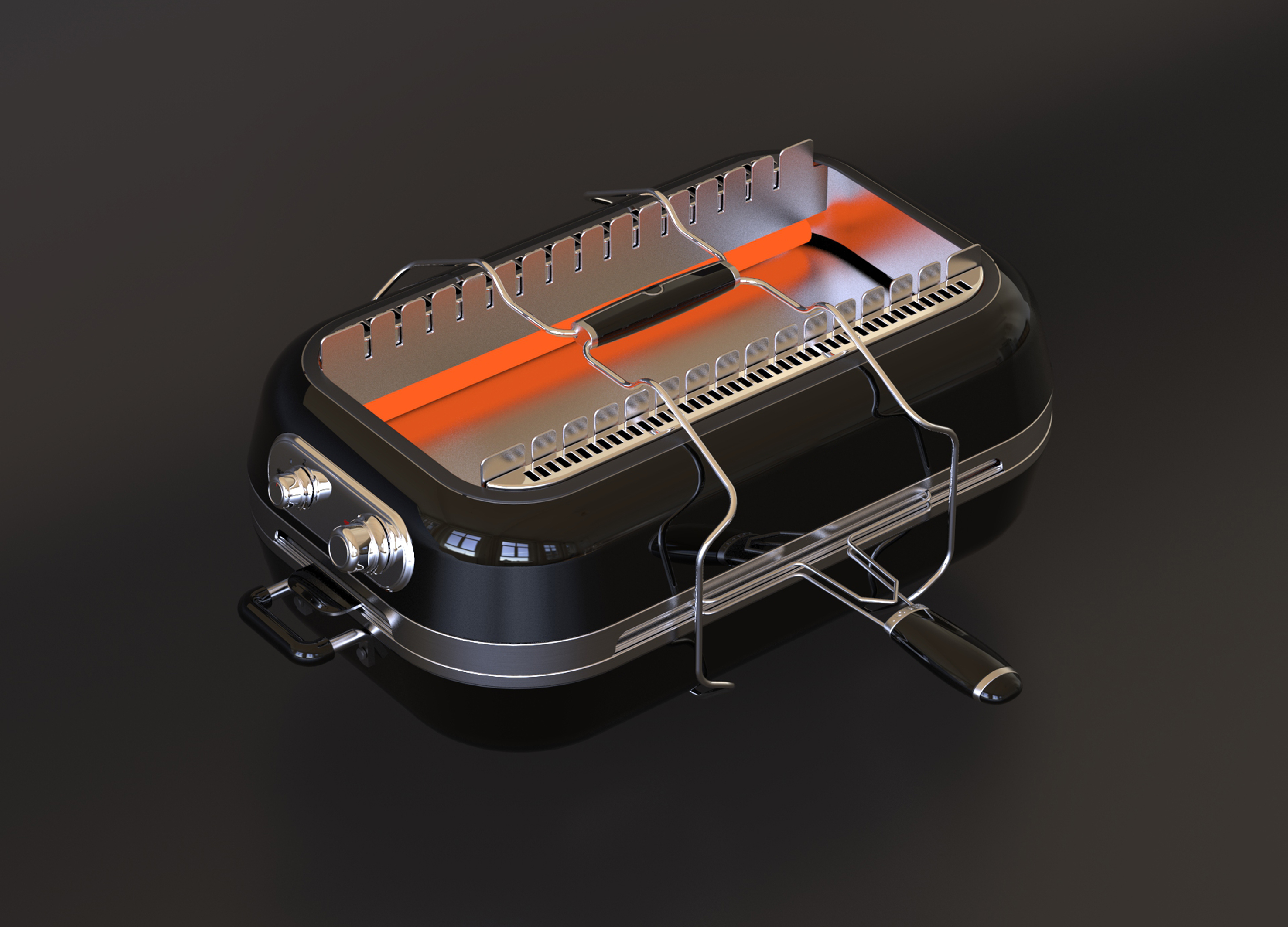 Retro，Portable，Kebab roaster，multi-function，