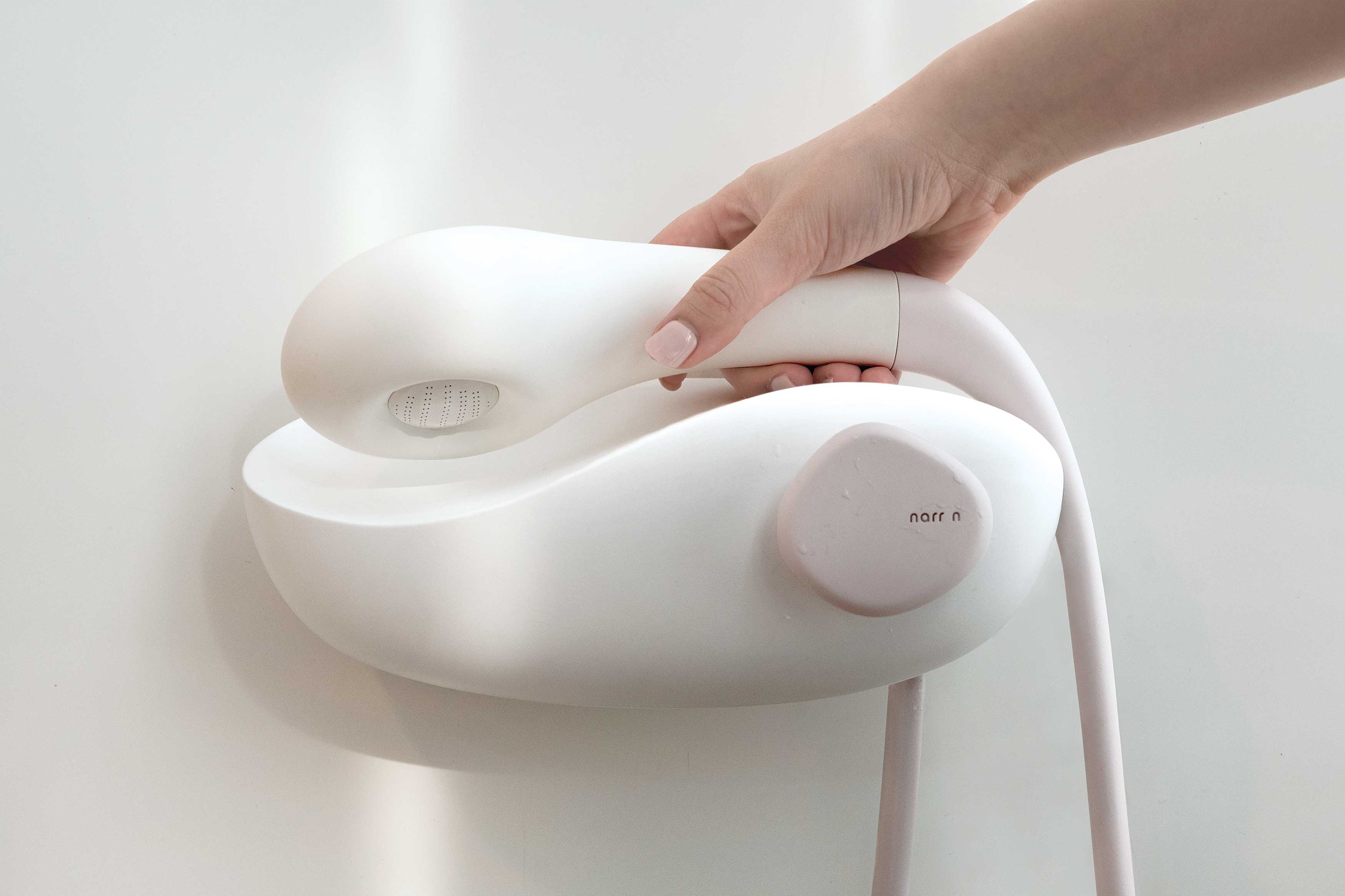 2020 red dot design concept award，Narr N，Shower Kit，white，