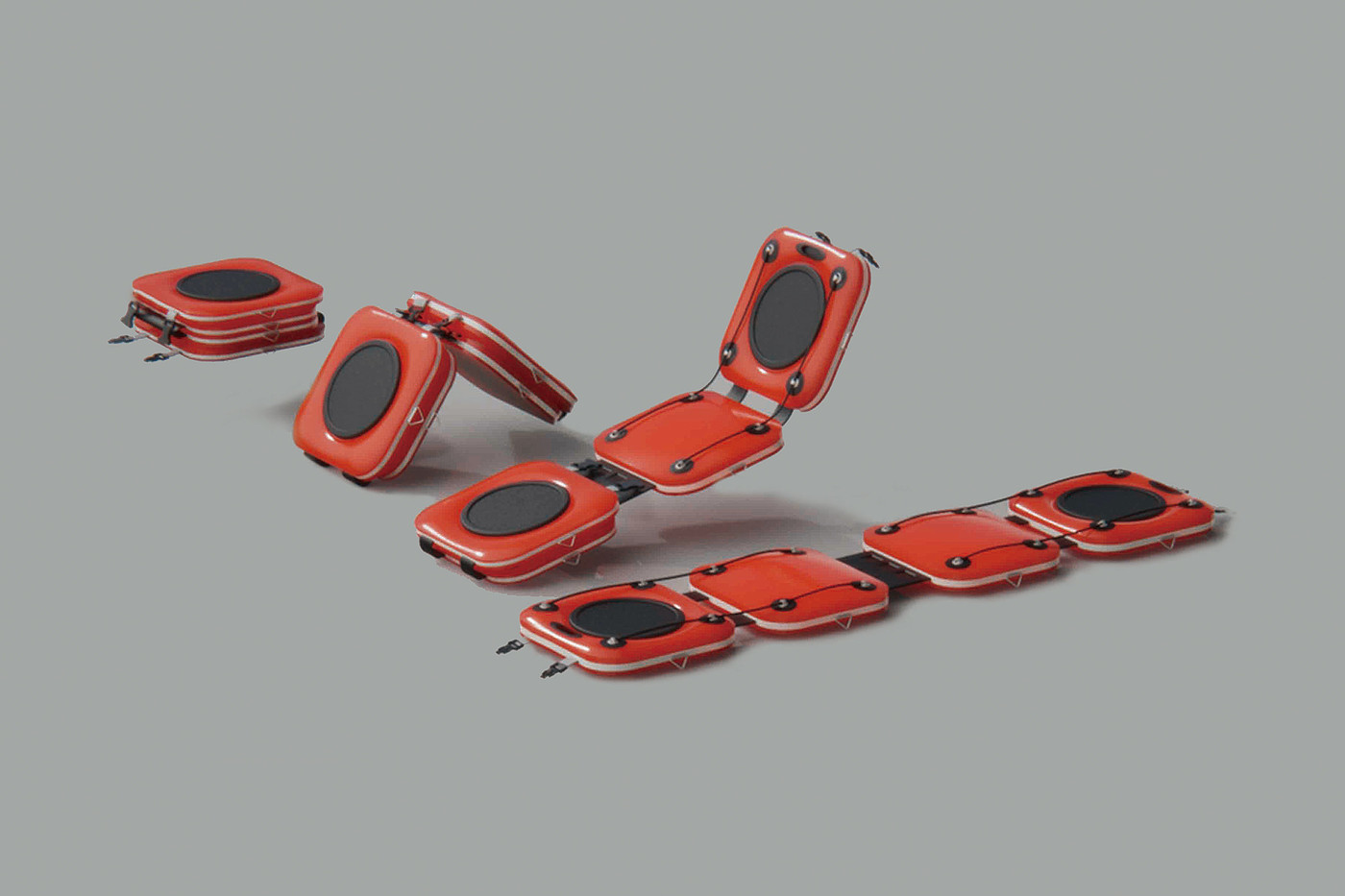 2020 red dot design concept award，Ice Rescue Board，Ice rescue board，Antiskid material，fold，