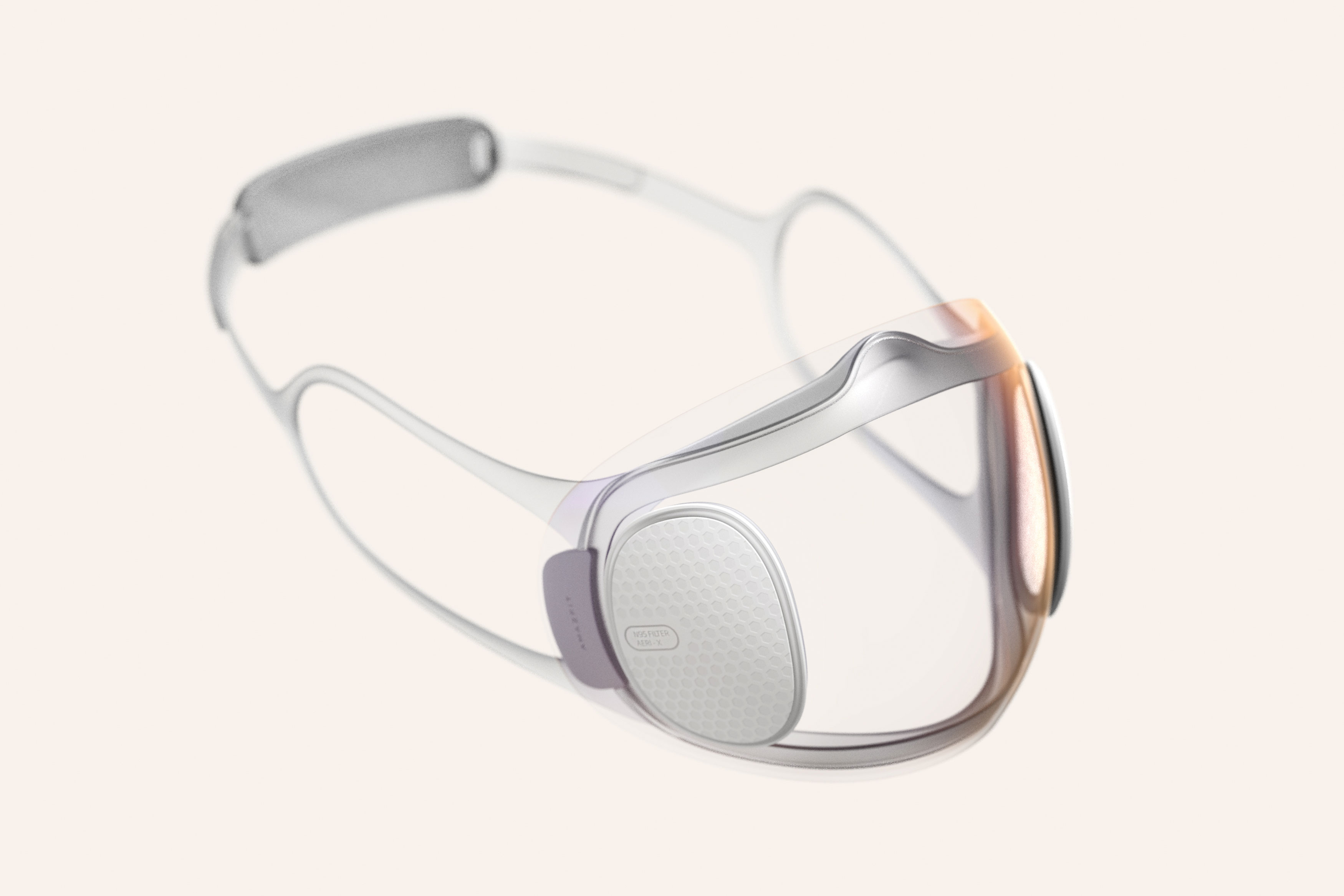 2020 red dot design concept award，Amazfit Air，Mask，Anti fog cover，