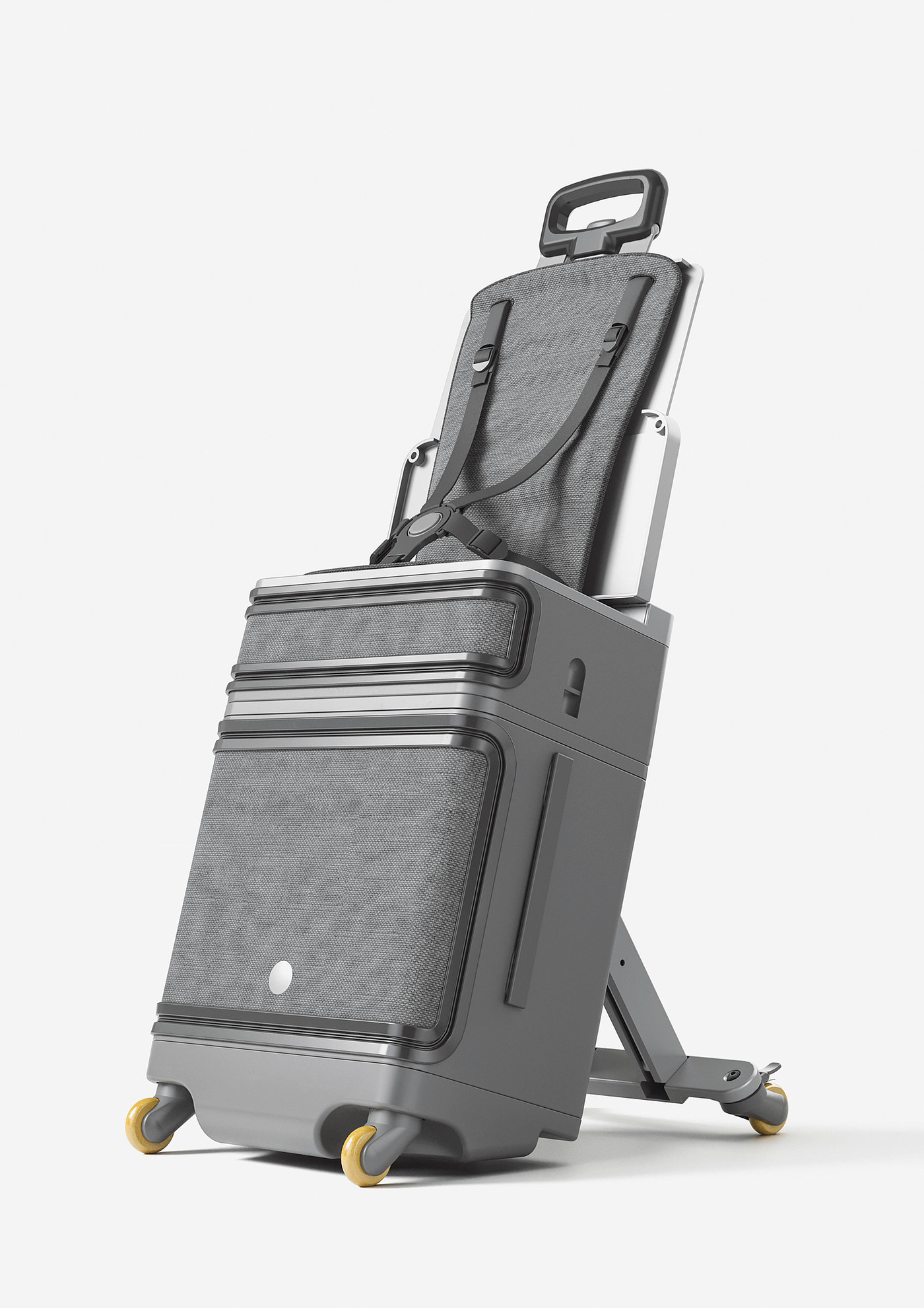 2020 red dot design concept award，trunk，Built in children's car，Mobile power supply，breeze，