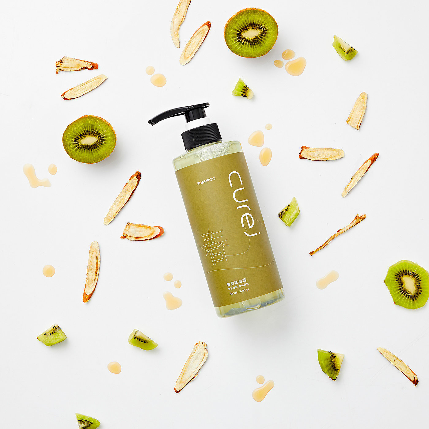 Cure J Shampoo Packaging 