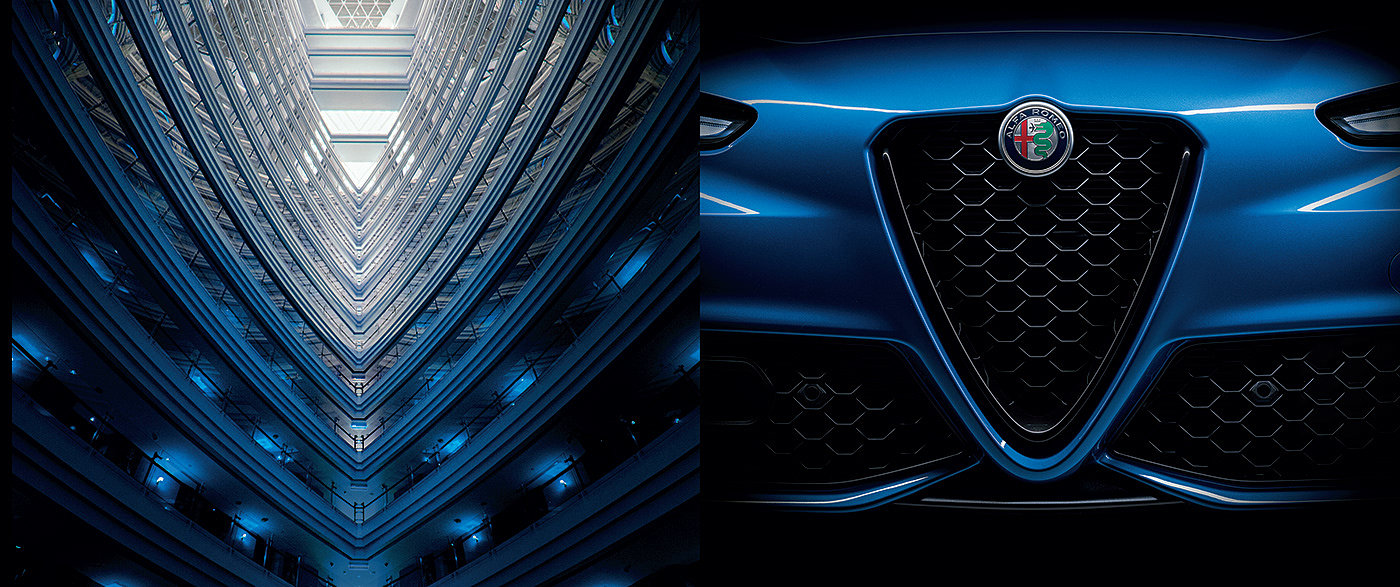 automobile，cgi，Alpha Romeo，post production，