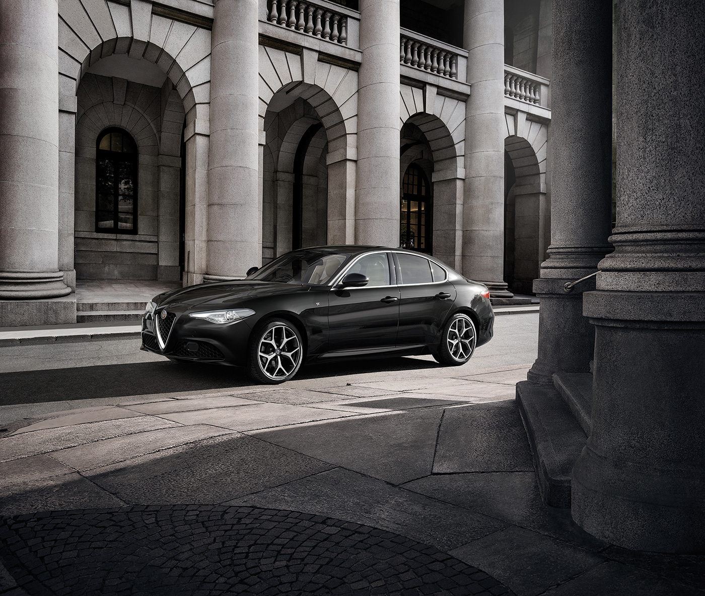 automobile，cgi，Alpha Romeo，post production，