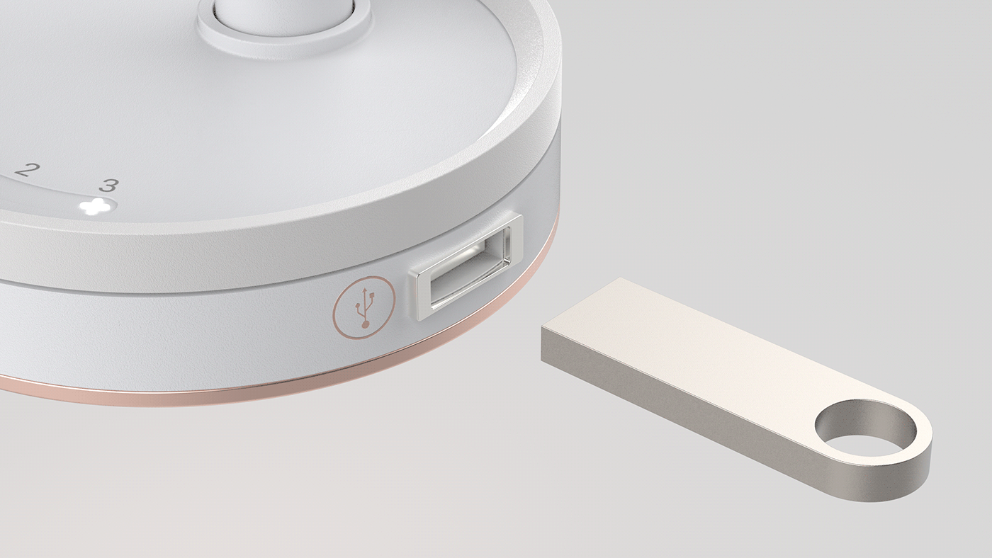 Desktop fan，IKEA effect，USB connection，Vertical rotation，LED indicator，