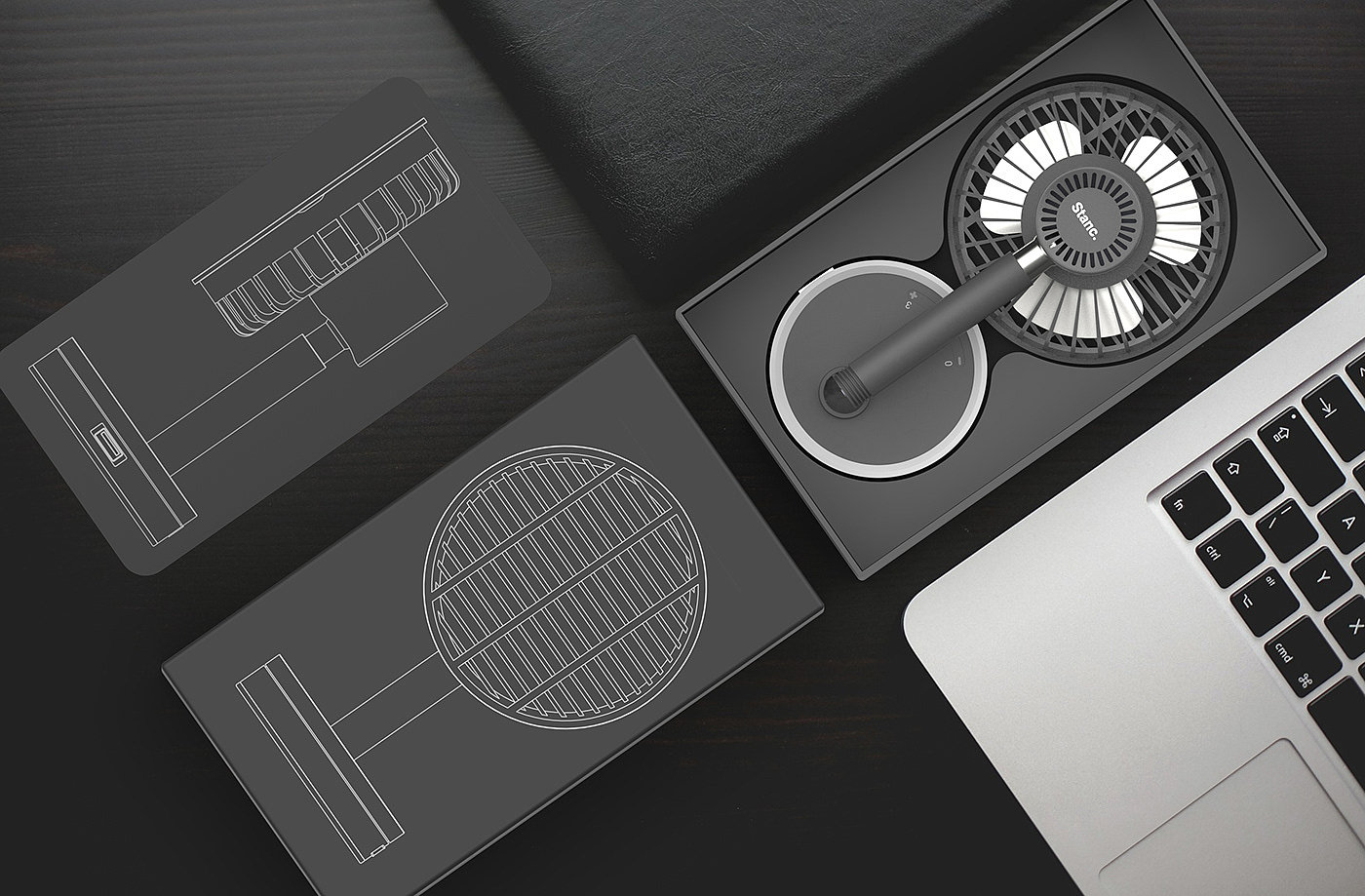 Desktop fan，IKEA effect，USB connection，Vertical rotation，LED indicator，