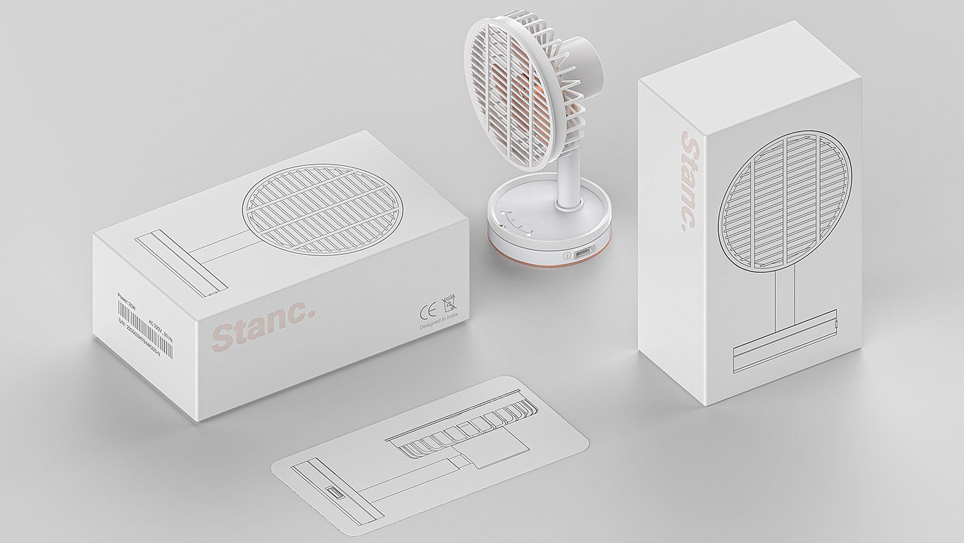 Desktop fan，IKEA effect，USB connection，Vertical rotation，LED indicator，