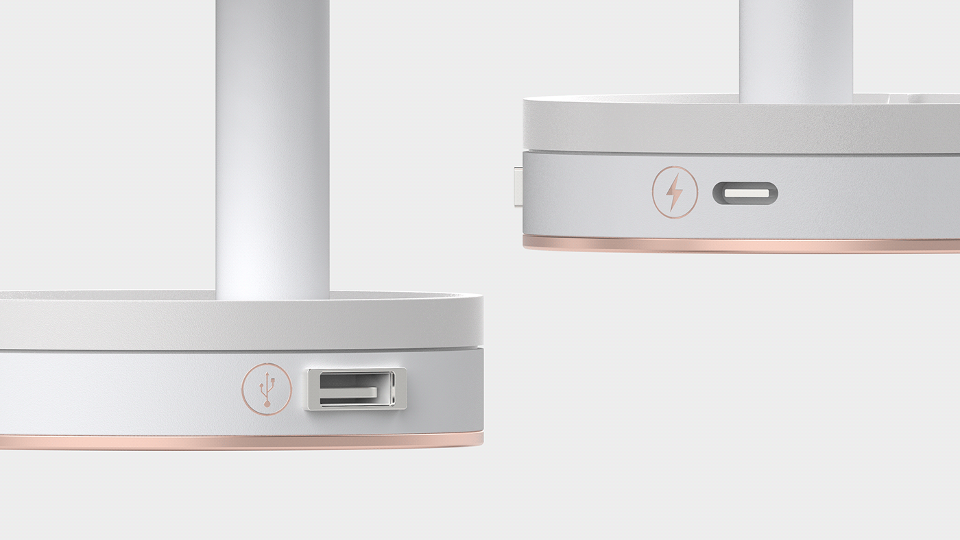 Desktop fan，IKEA effect，USB connection，Vertical rotation，LED indicator，