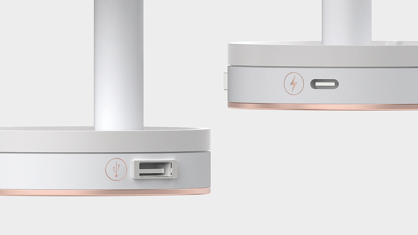 Desktop fan，IKEA effect，USB connection，Vertical rotation，LED indicator，