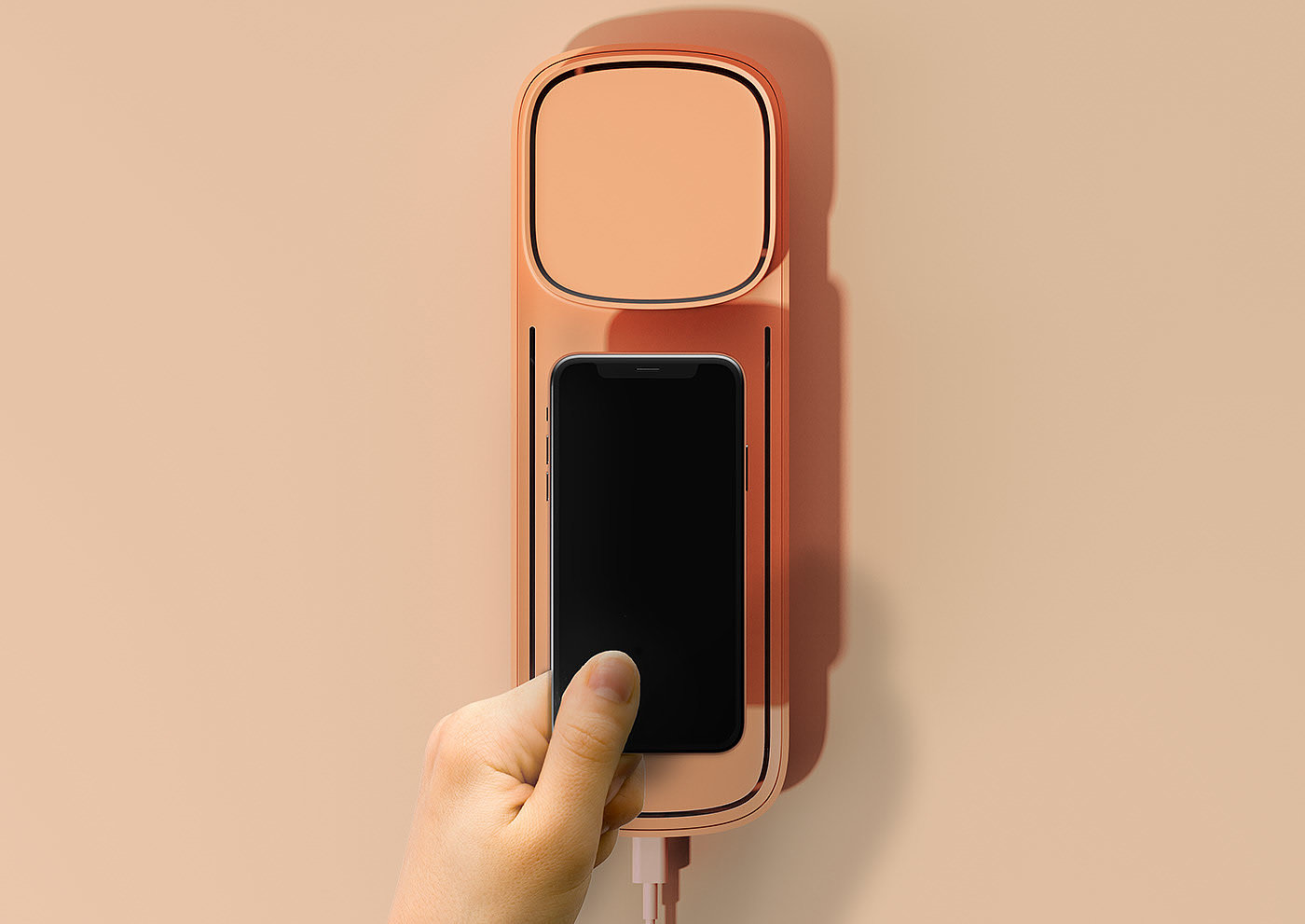 Tray form，wireless charger ，Ultraviolet disinfection，It has little effect on human body，Type a lamp，