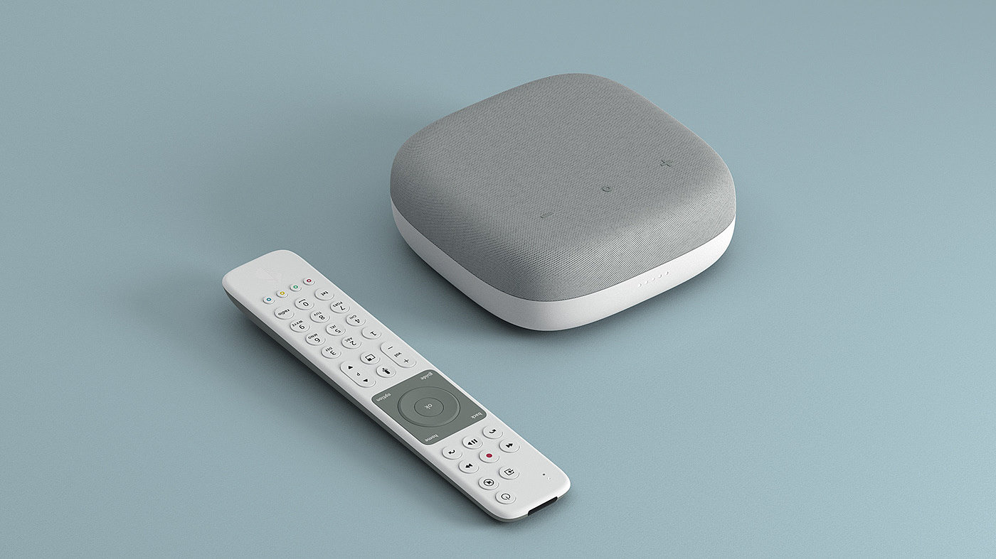 TV box，Remote control，Voice control，2020 Red Dot Design Award，