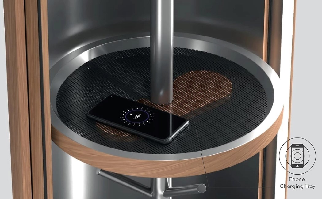 UV-C clothes hanger，Pod，Sergio Spinel，