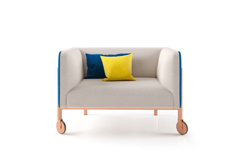 Levi Dethier，Sarha Duquesne，Mobile sofa，wheel，Valet，