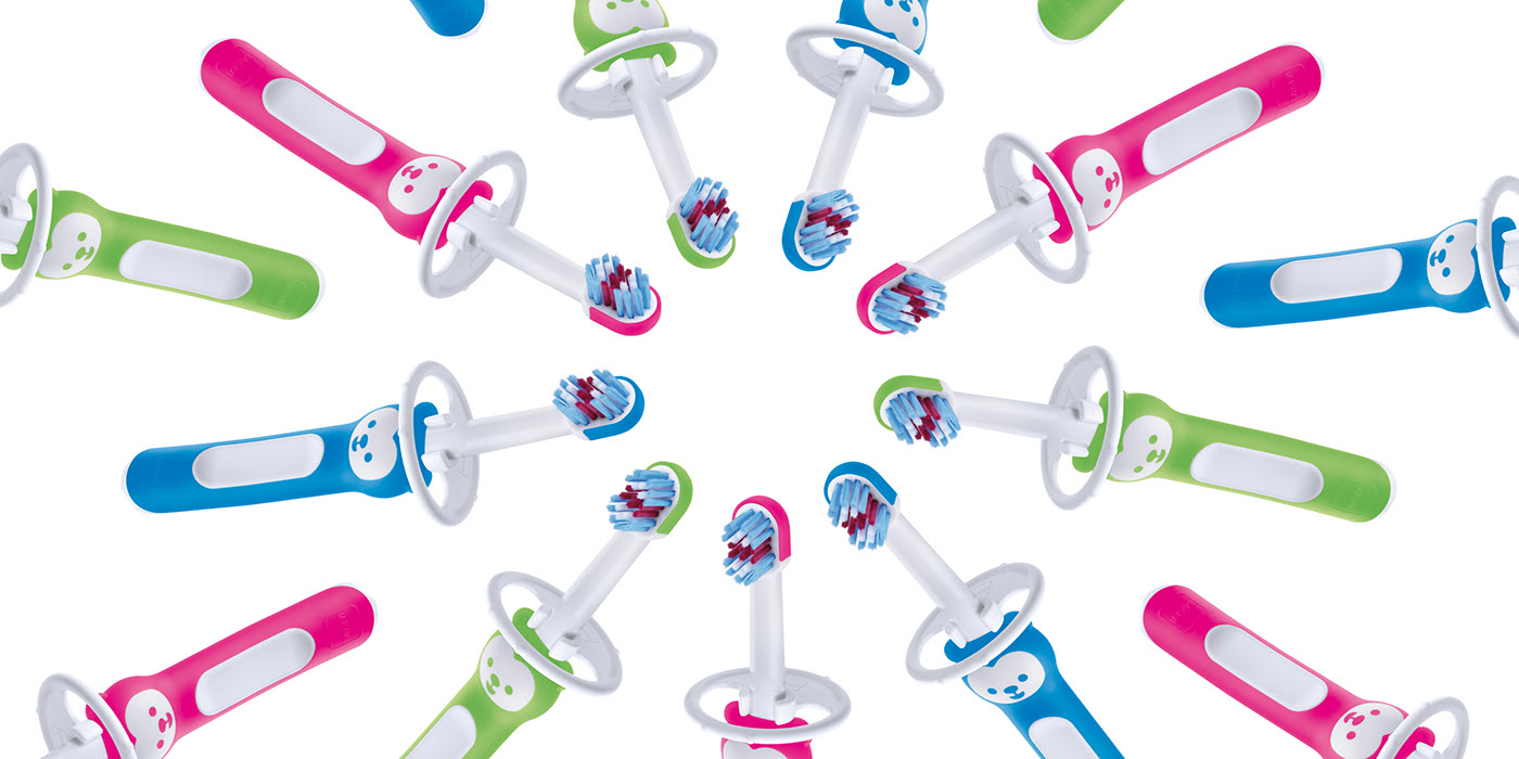 Mommy oral care，Super long handle，Mother's baby's brush，toothbrush，