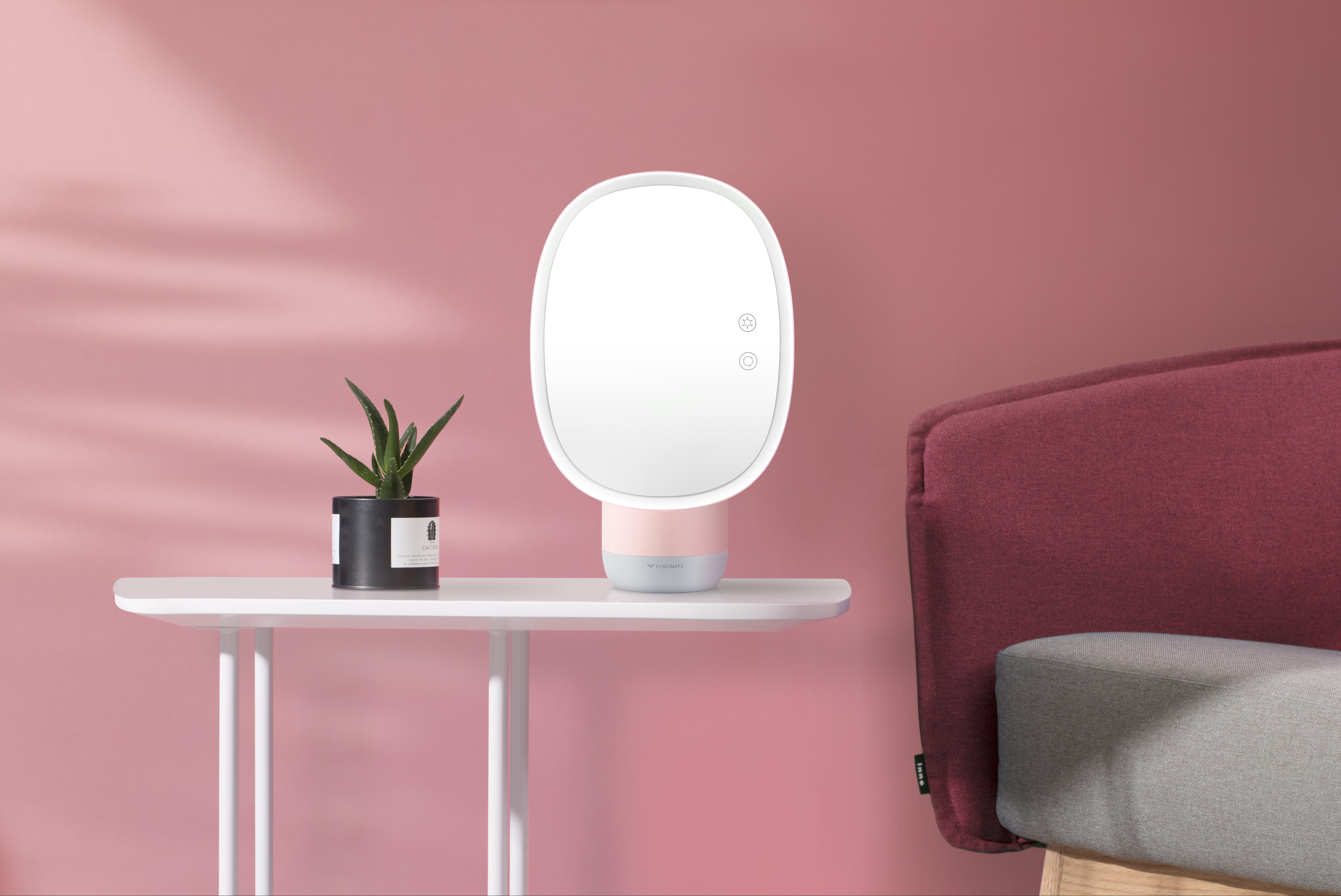 Humidifier cosmetic mirror，Intelligent cosmetic mirror，