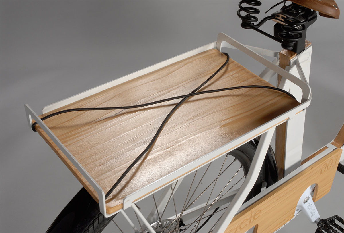 Bicycle，Green energy saving，Production of local materials，Public bicycle，Sharing system，industrial design，