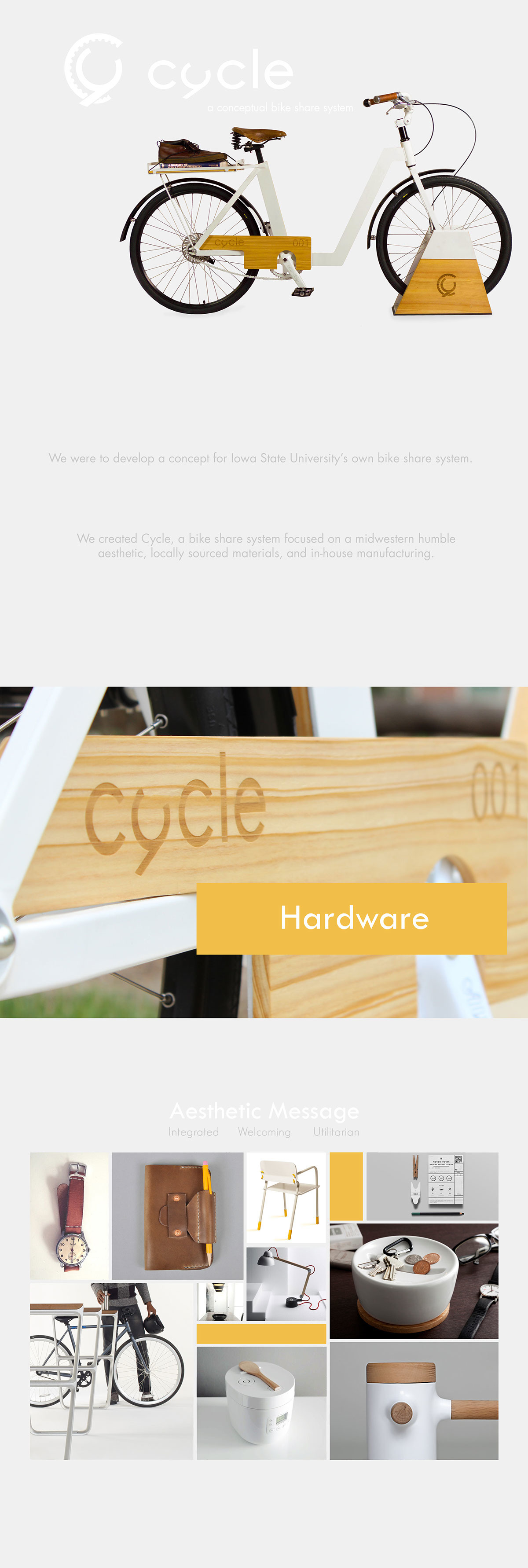 Bicycle，Green energy saving，Production of local materials，Public bicycle，Sharing system，industrial design，