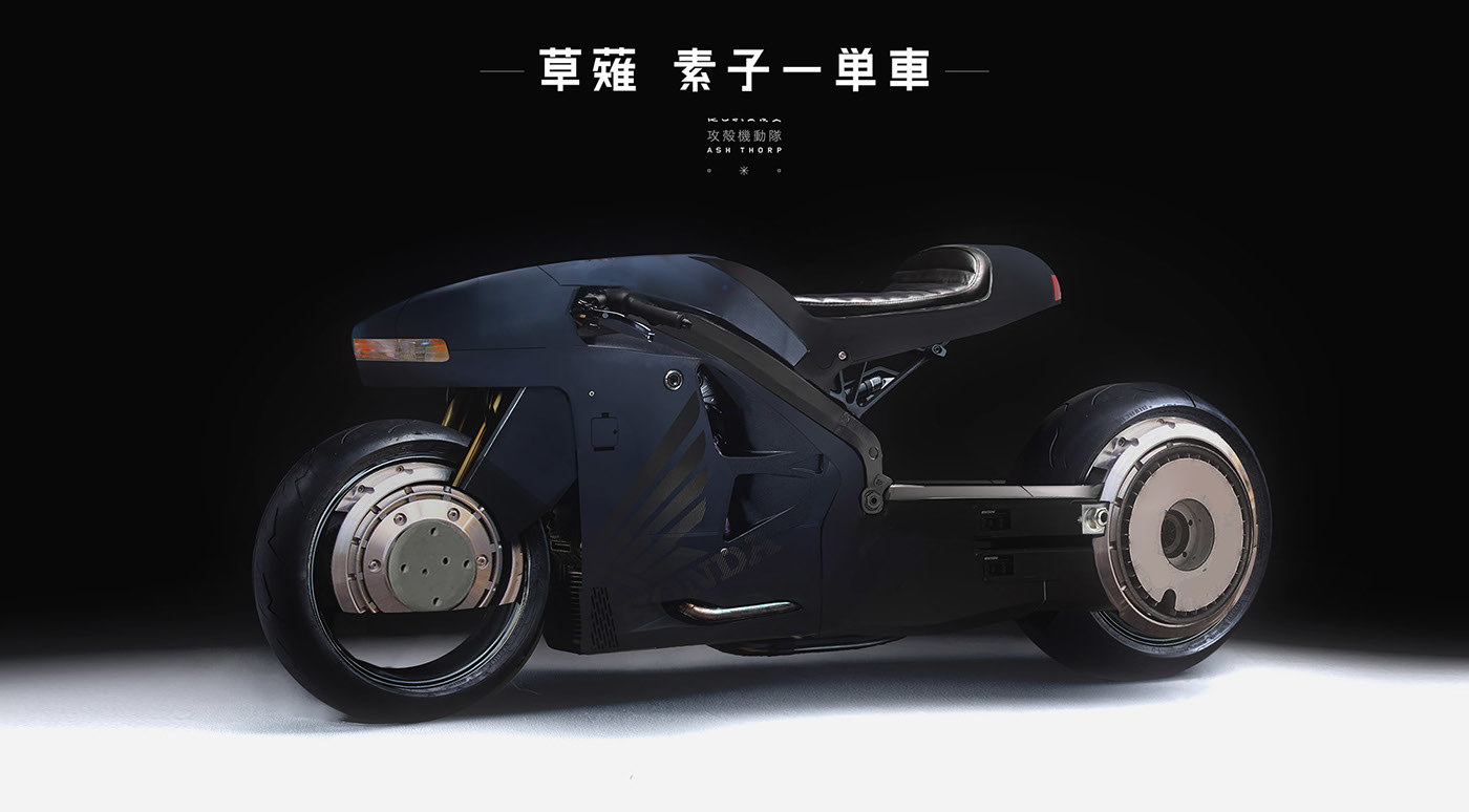 Shell attack mobile team，locomotive，motorcycle，Automobile design，