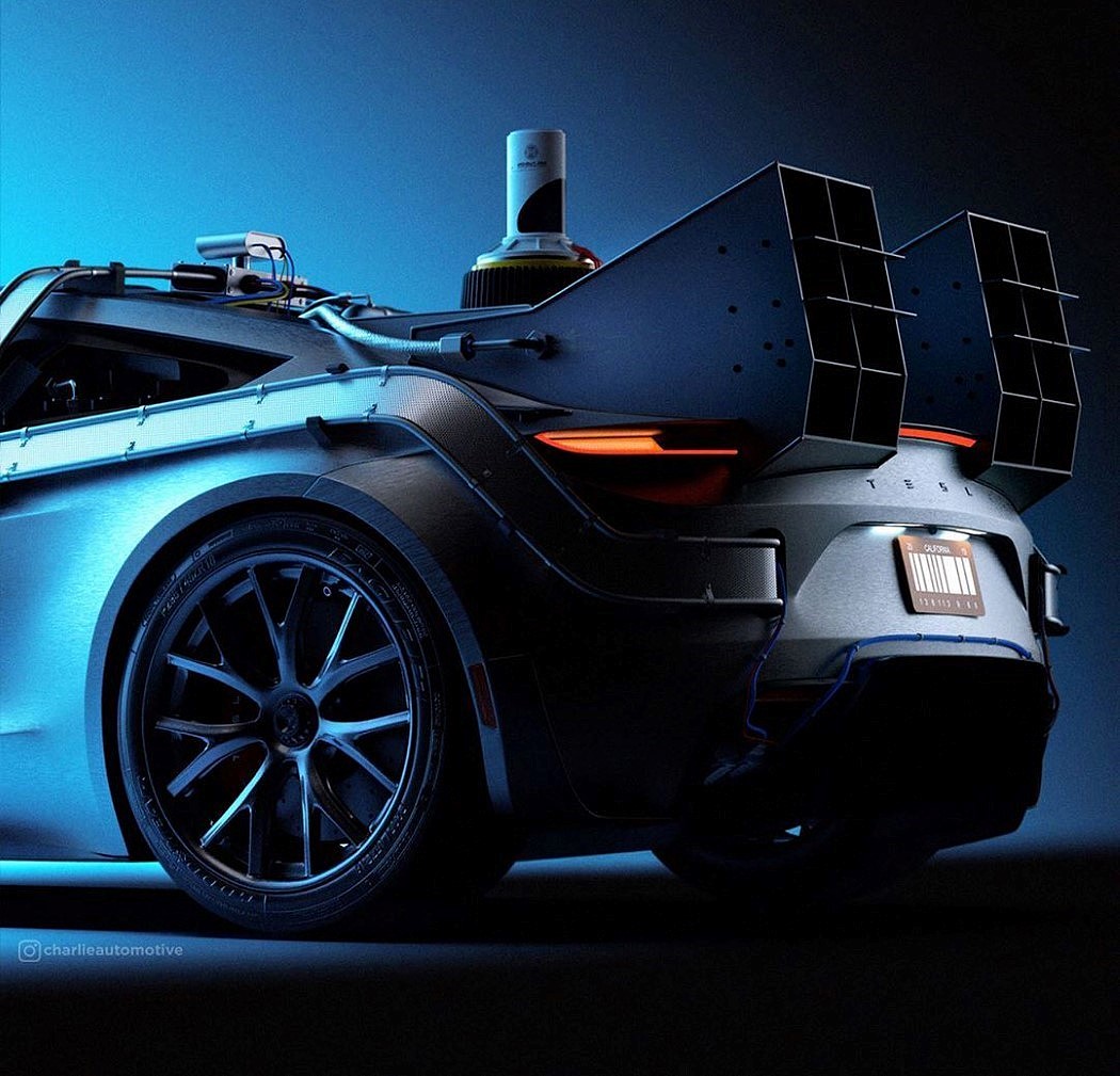 Tesla，X rimowa concept car，electric vehicle，