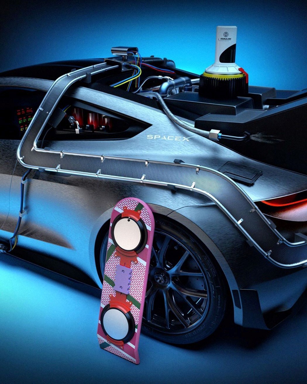 Tesla，X rimowa concept car，electric vehicle，