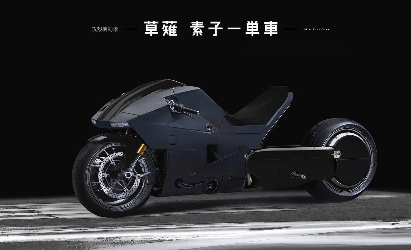 Shell attack mobile team，locomotive，motorcycle，Automobile design，