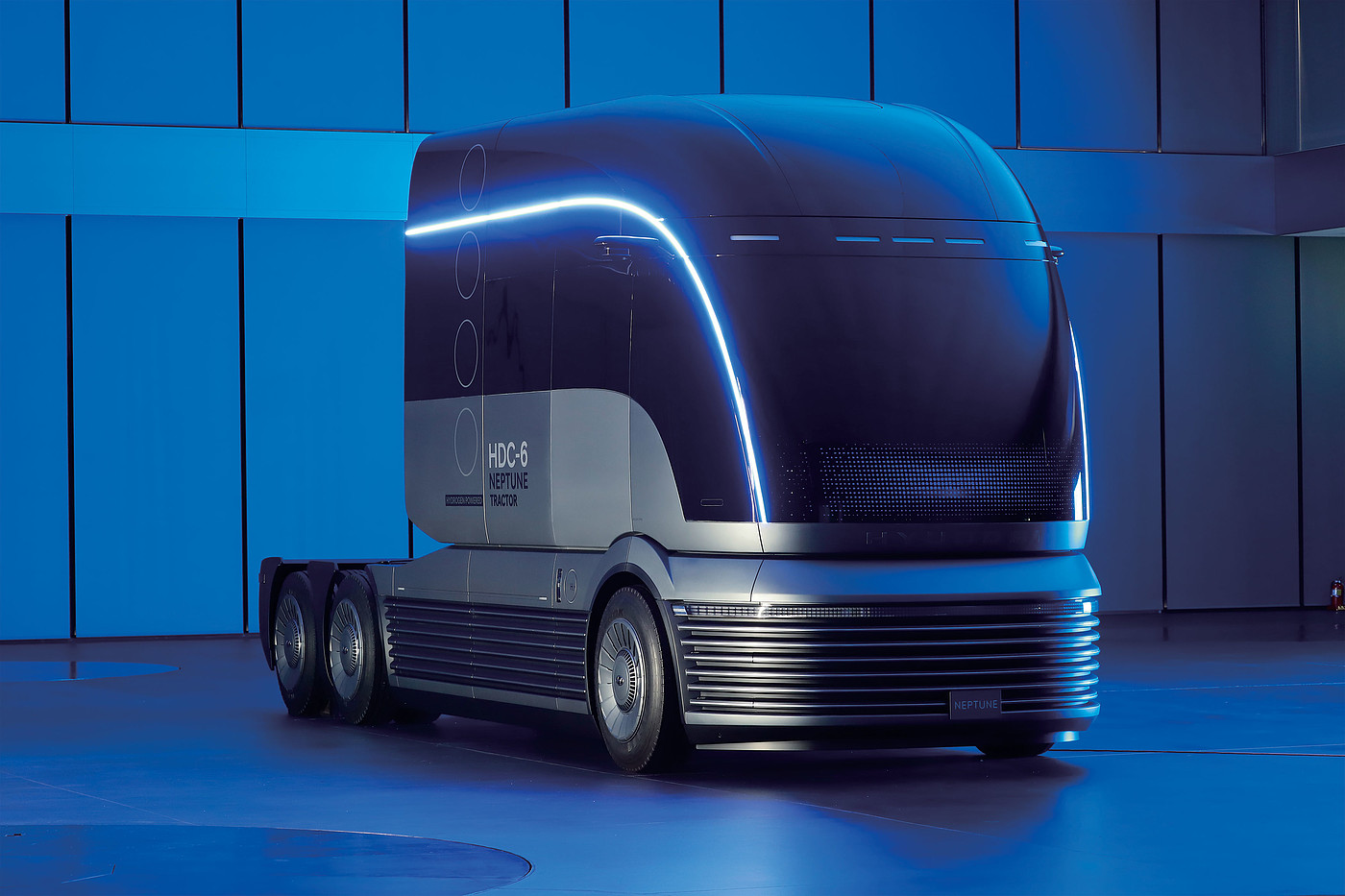 2020 red dot design concept award，Neptune Concept，automobile，trailer，Electric truck，