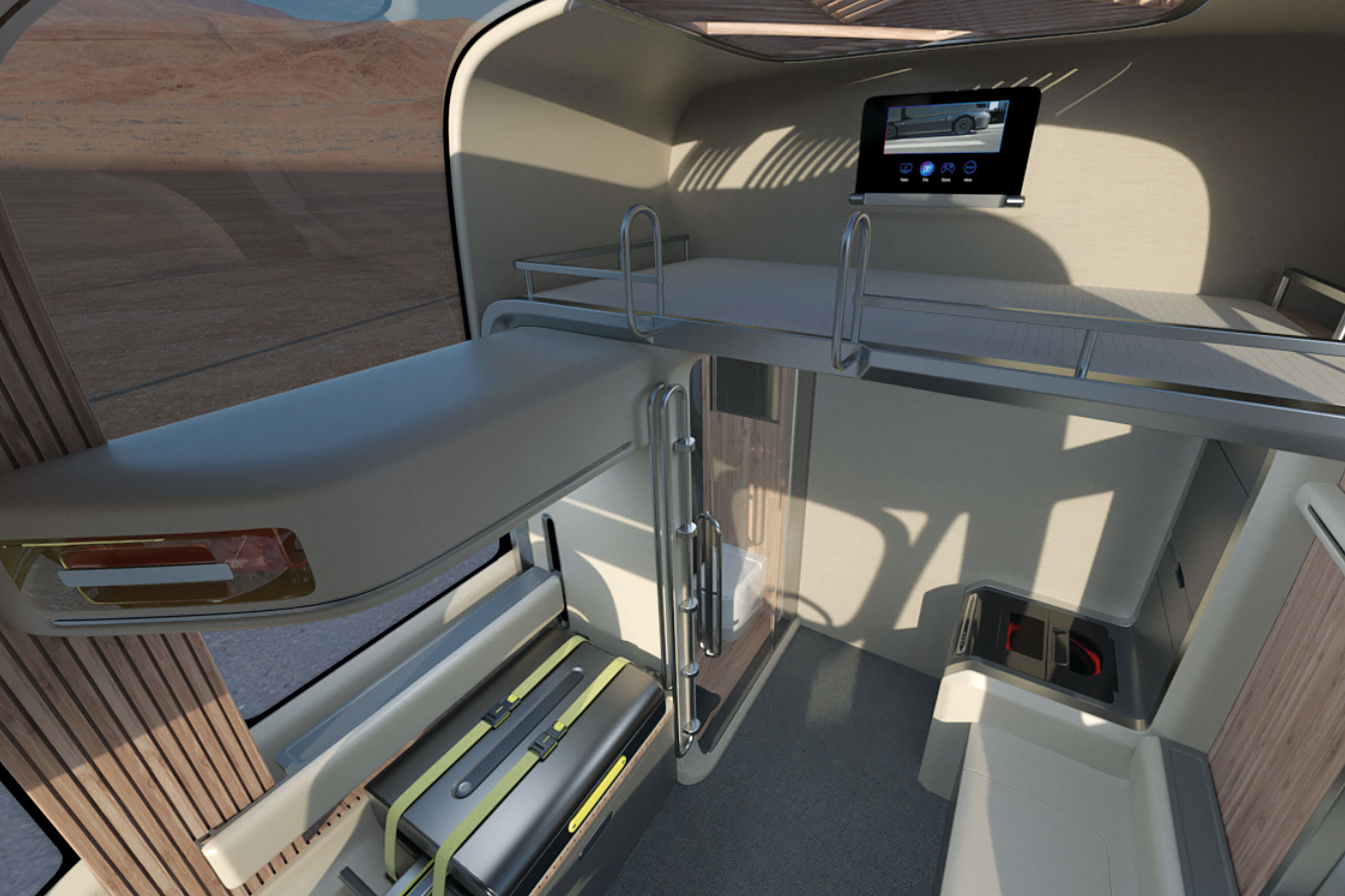 2020 red dot design concept award，Neptune Concept，automobile，trailer，Electric truck，