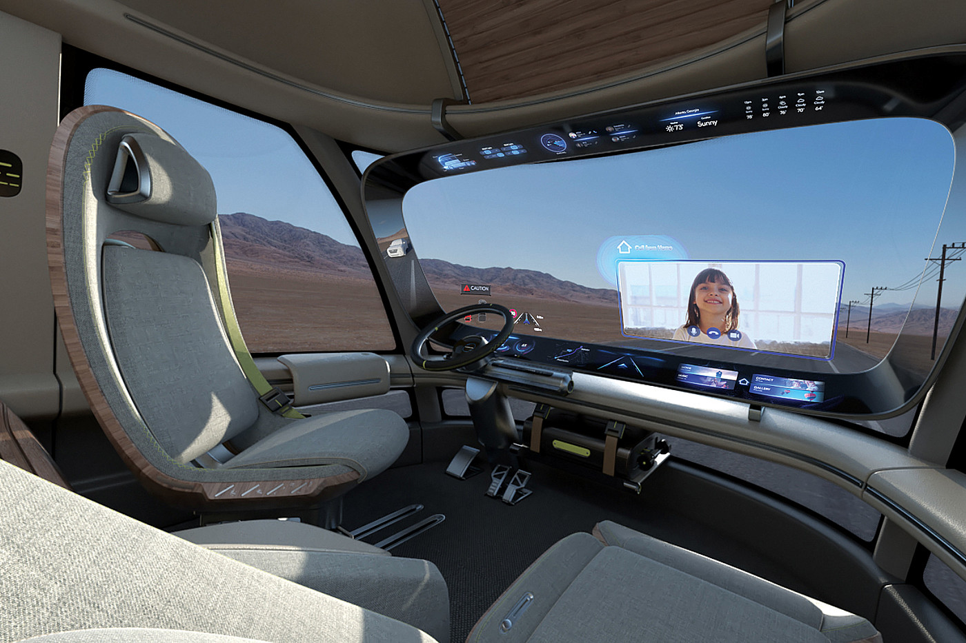 2020 red dot design concept award，Neptune Concept，automobile，trailer，Electric truck，