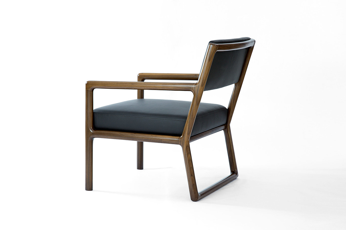 Armchair，classic，solid wood，Leatherwear，