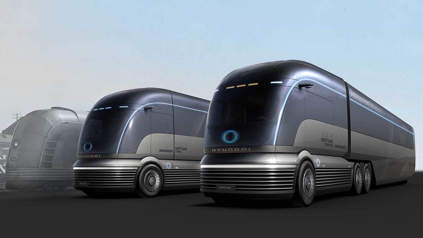 2020红点设计概念大奖，Neptune Concept，汽车，拖车，电动卡车，