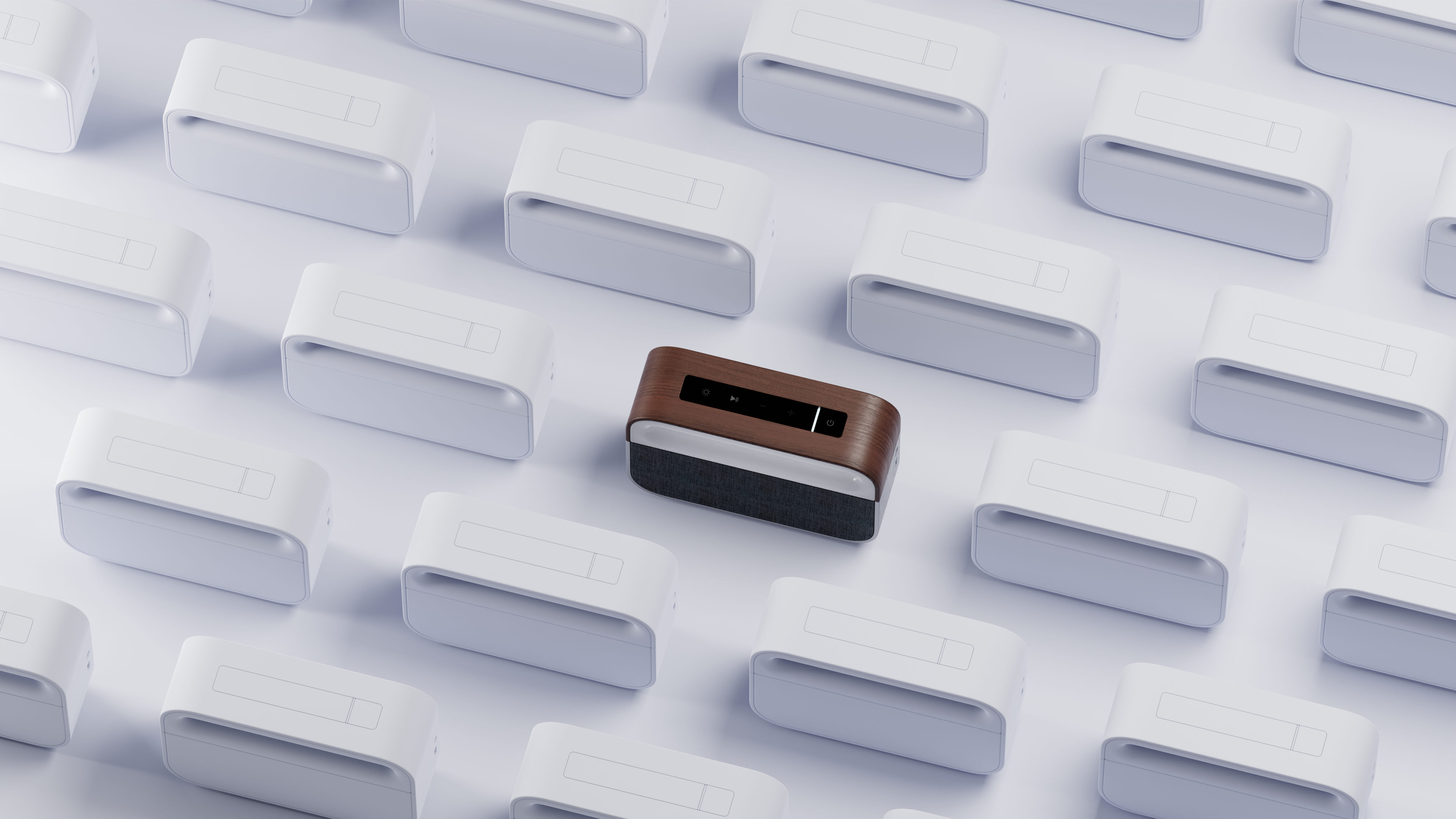 Home Furnishing，Bedside lamp，Night light，Bluetooth Speaker ，wood，fabric art，