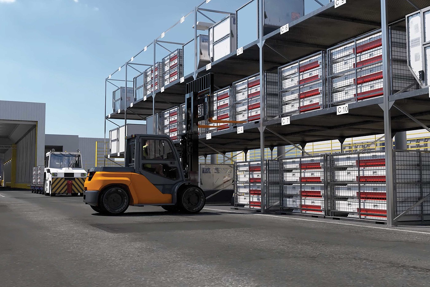 2020 red dot design concept award，C-ULD，logistics，Transportation system，