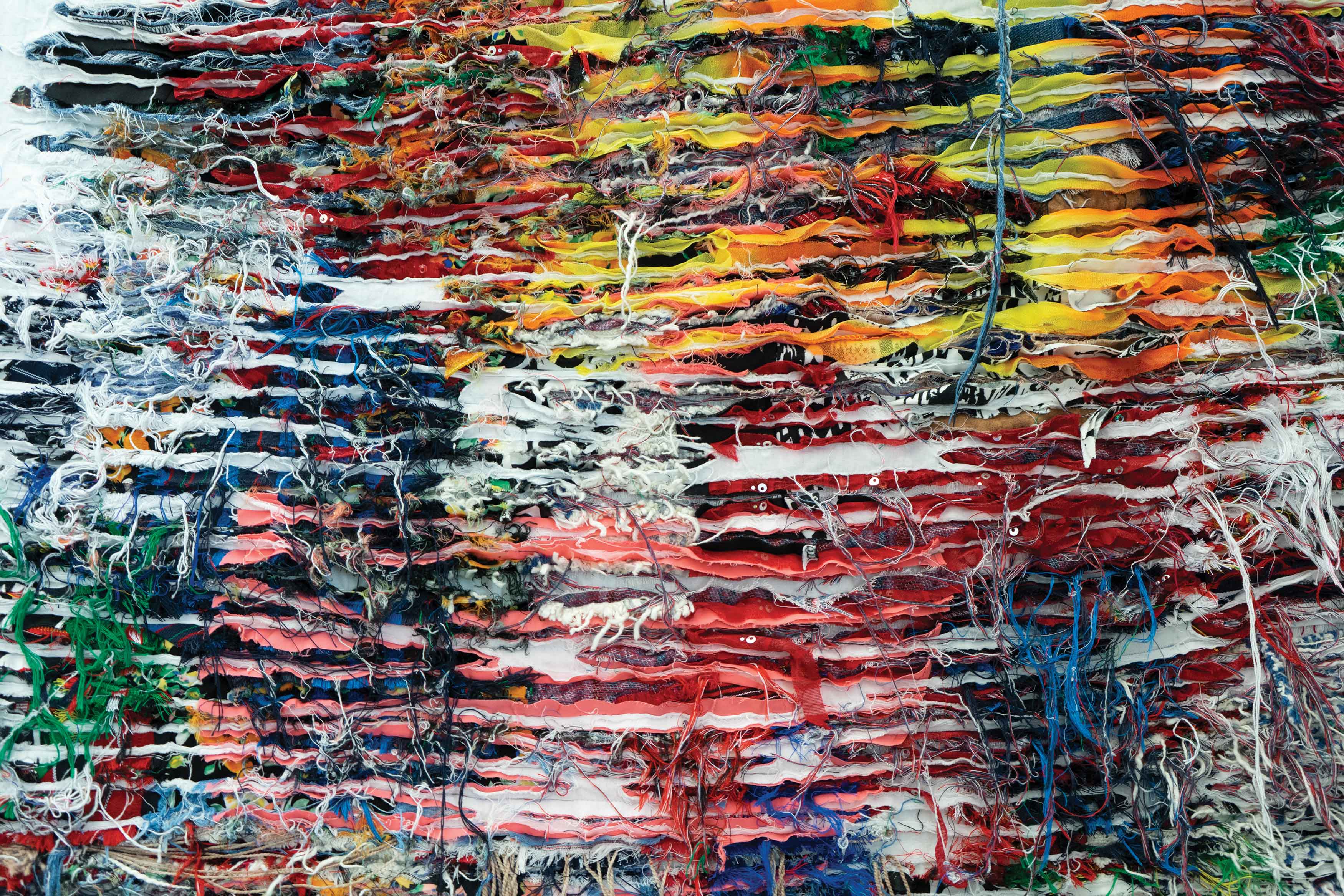 2020 red dot design concept award，Metamorphosis，Second hand fabric system，Textile combination，