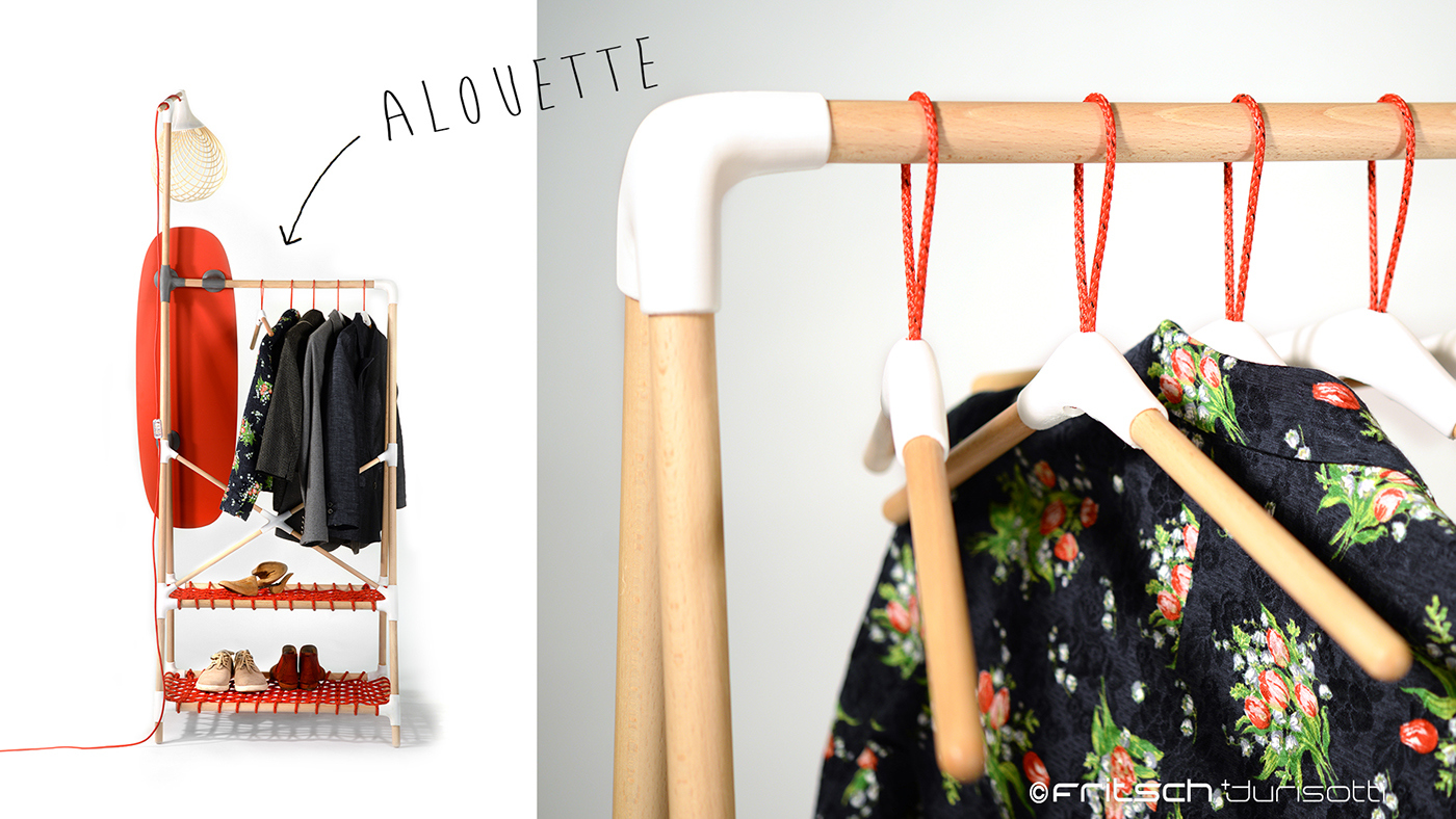 3D printing，Assembly，furniture design ，chair，coat hanger，industrial design，