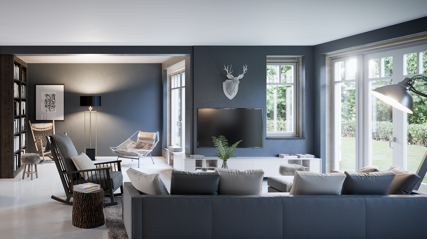 Home design，Interior design，a living room，