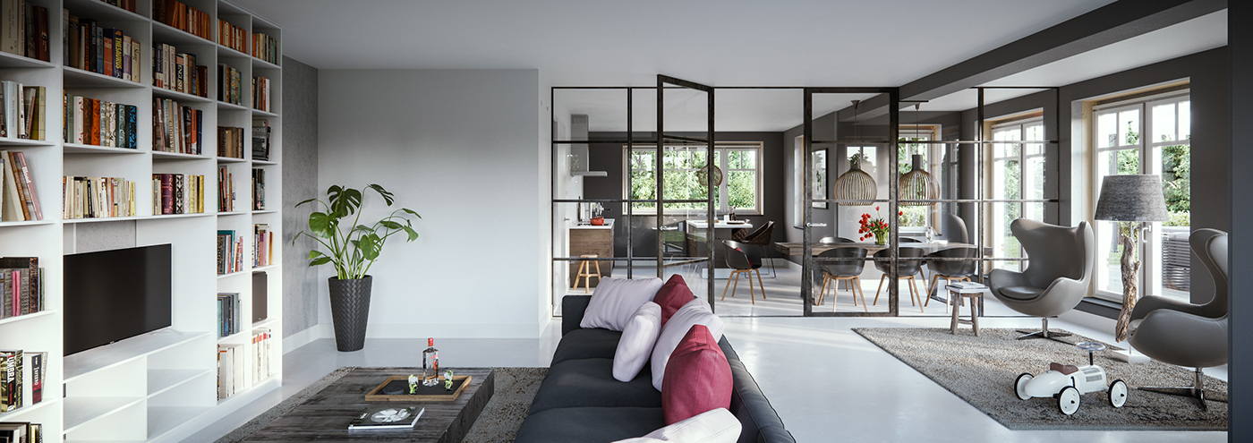 Home design，Interior design，a living room，