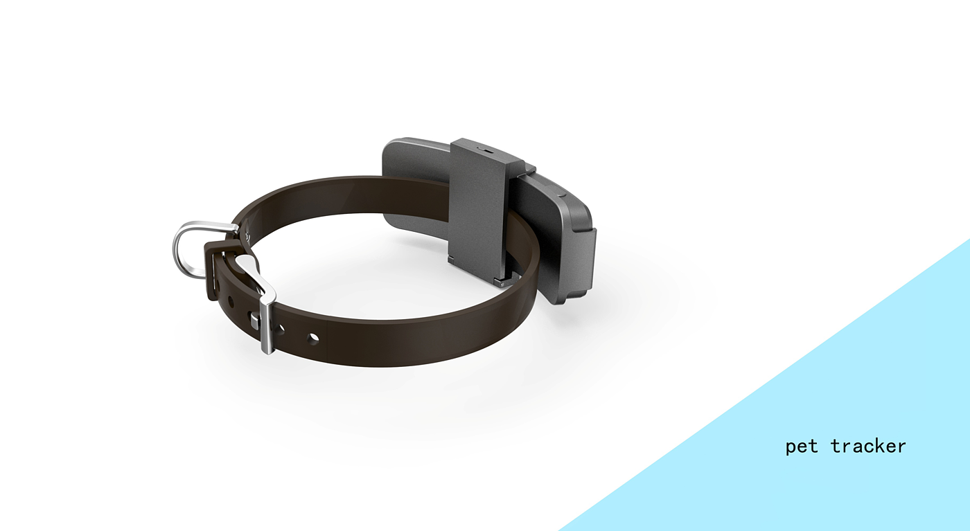Pet tracker design，industrial design，Zhichuang design，Shenzhen design company，
