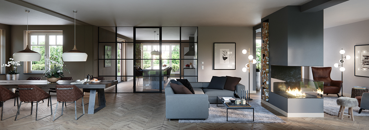 Home design，Interior design，a living room，