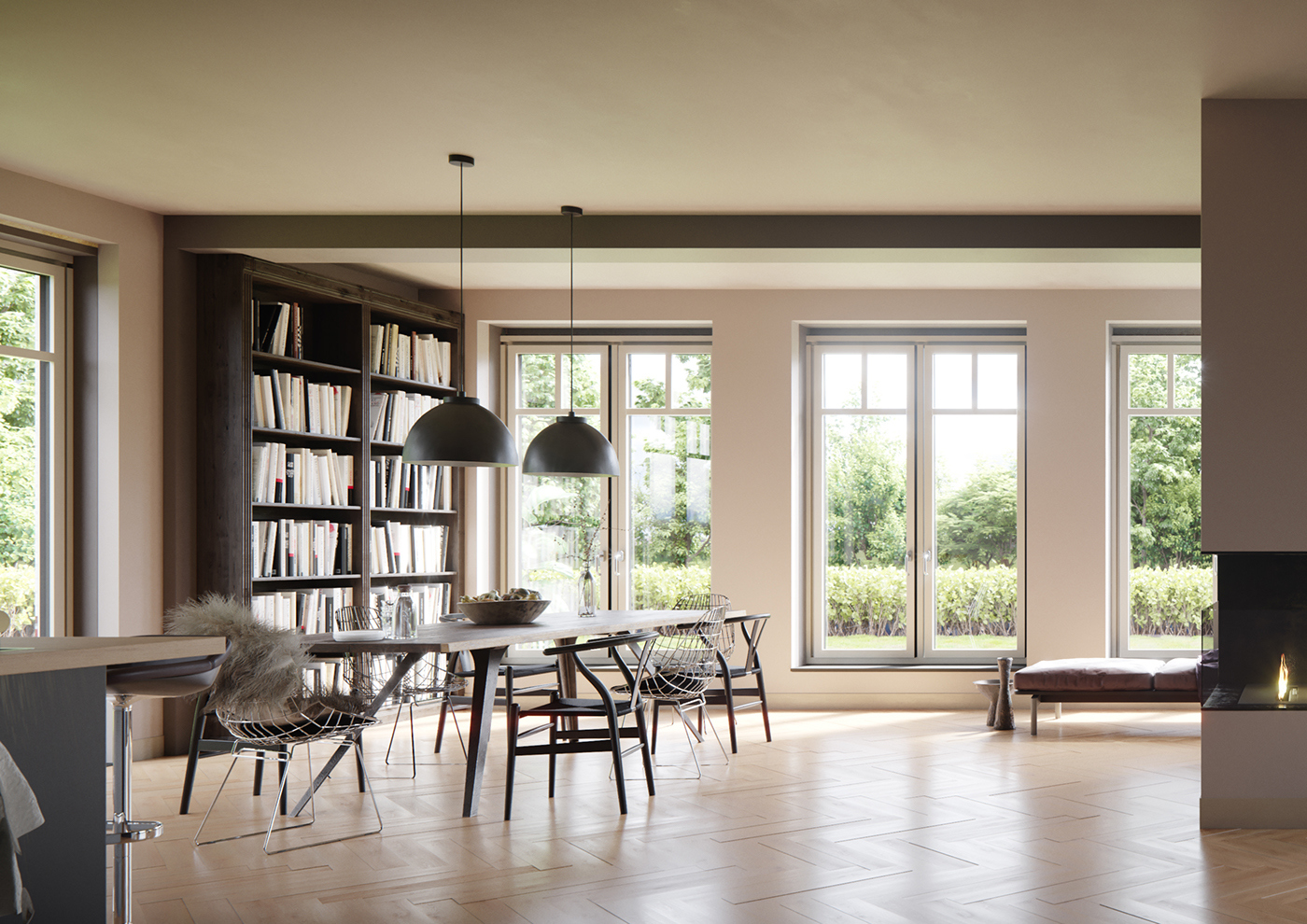 Home design，Interior design，a living room，