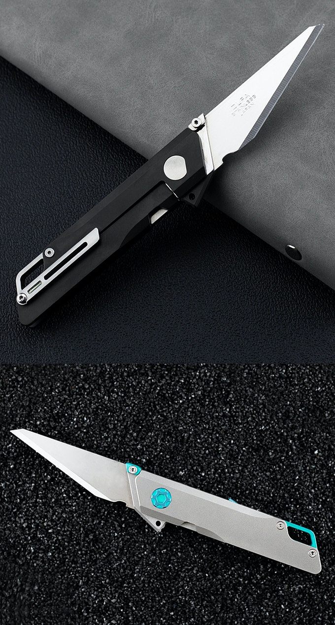 Crow titanium folding knife，raven，Practical and durable，Multifunctional folding knife，Indoor and outdoor cutting tools，