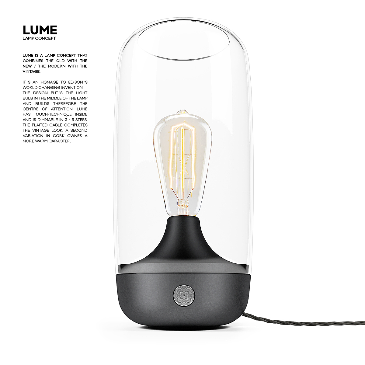 Edison，Retro，conceptual design，Lamp design，industrial design，salute，