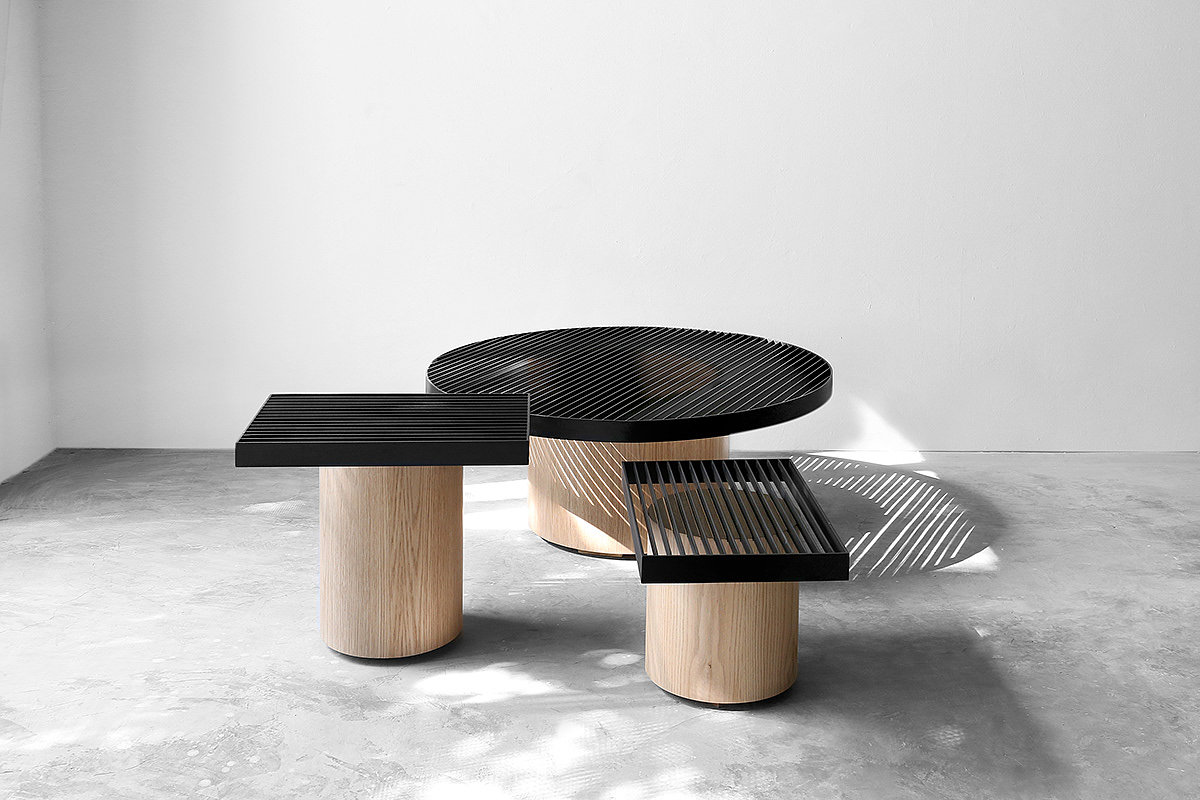 桌子，椅子，精美，橡木，金属，大理石，