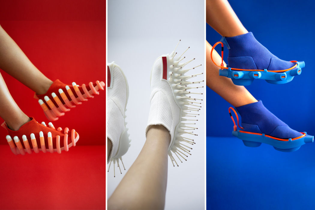 Netina，Matchstick shoes，Futuristic design，Provide USB shoes，Rechargeable shoes，