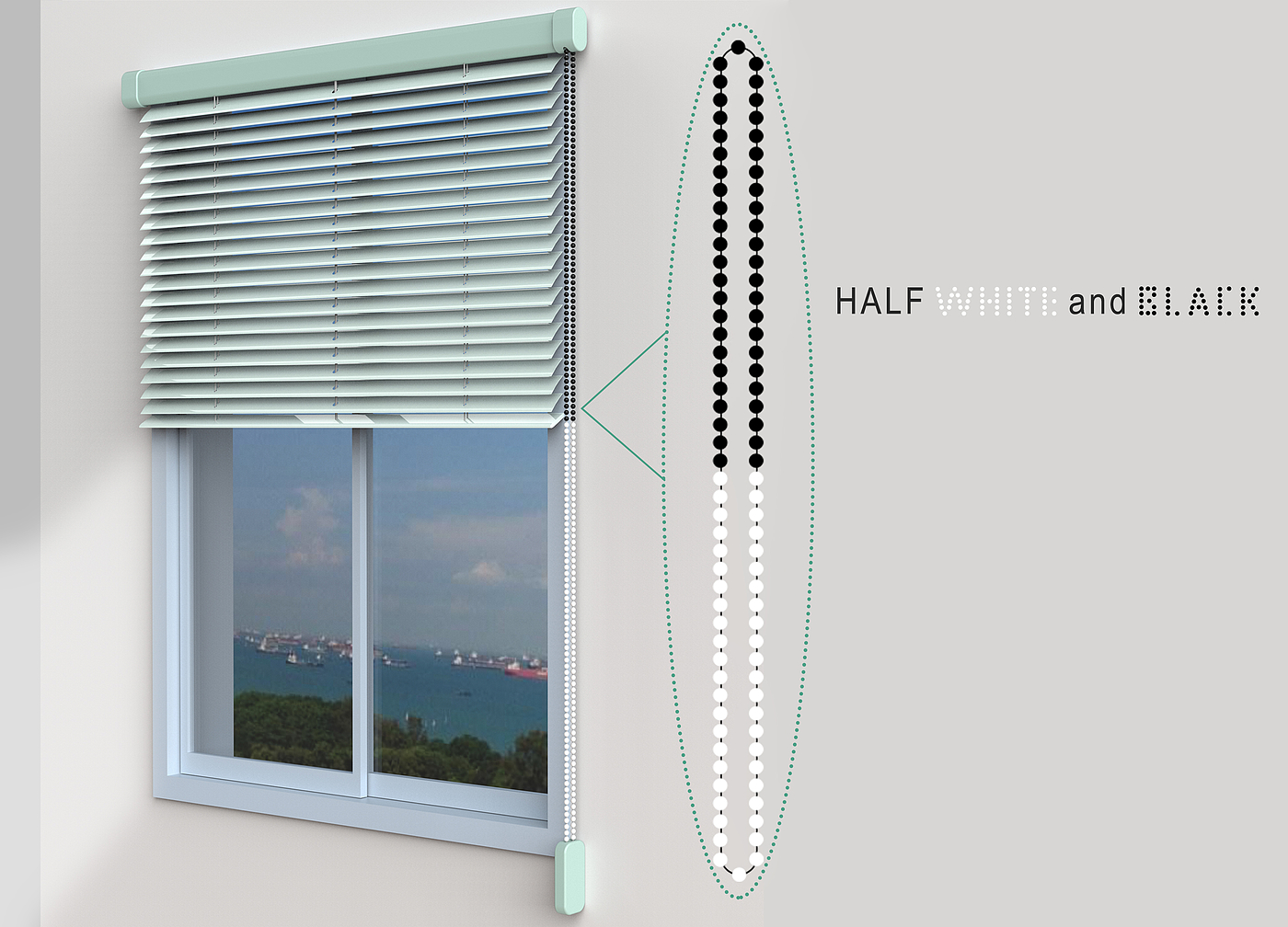 Venetian blinds，