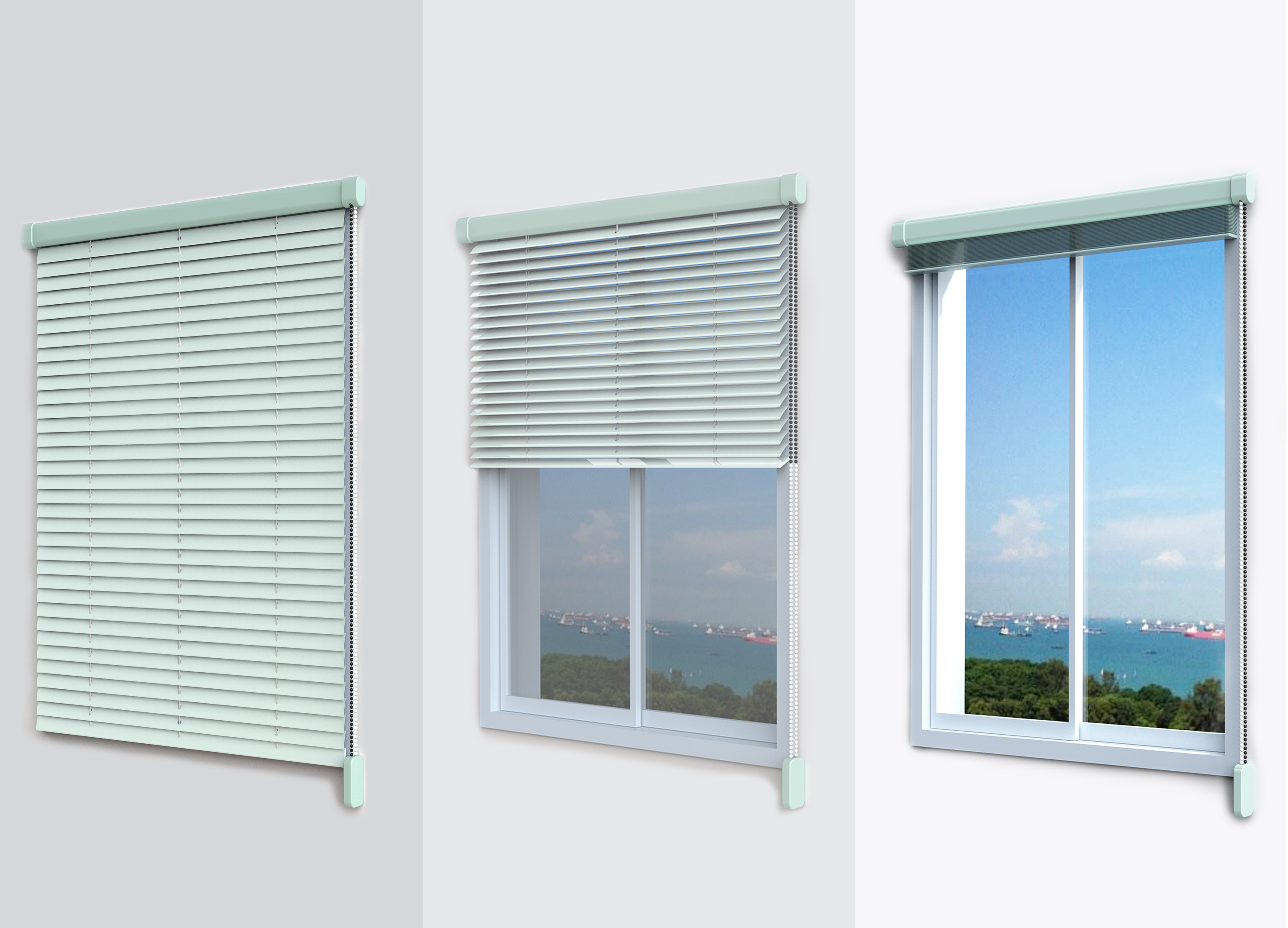 Venetian blinds，