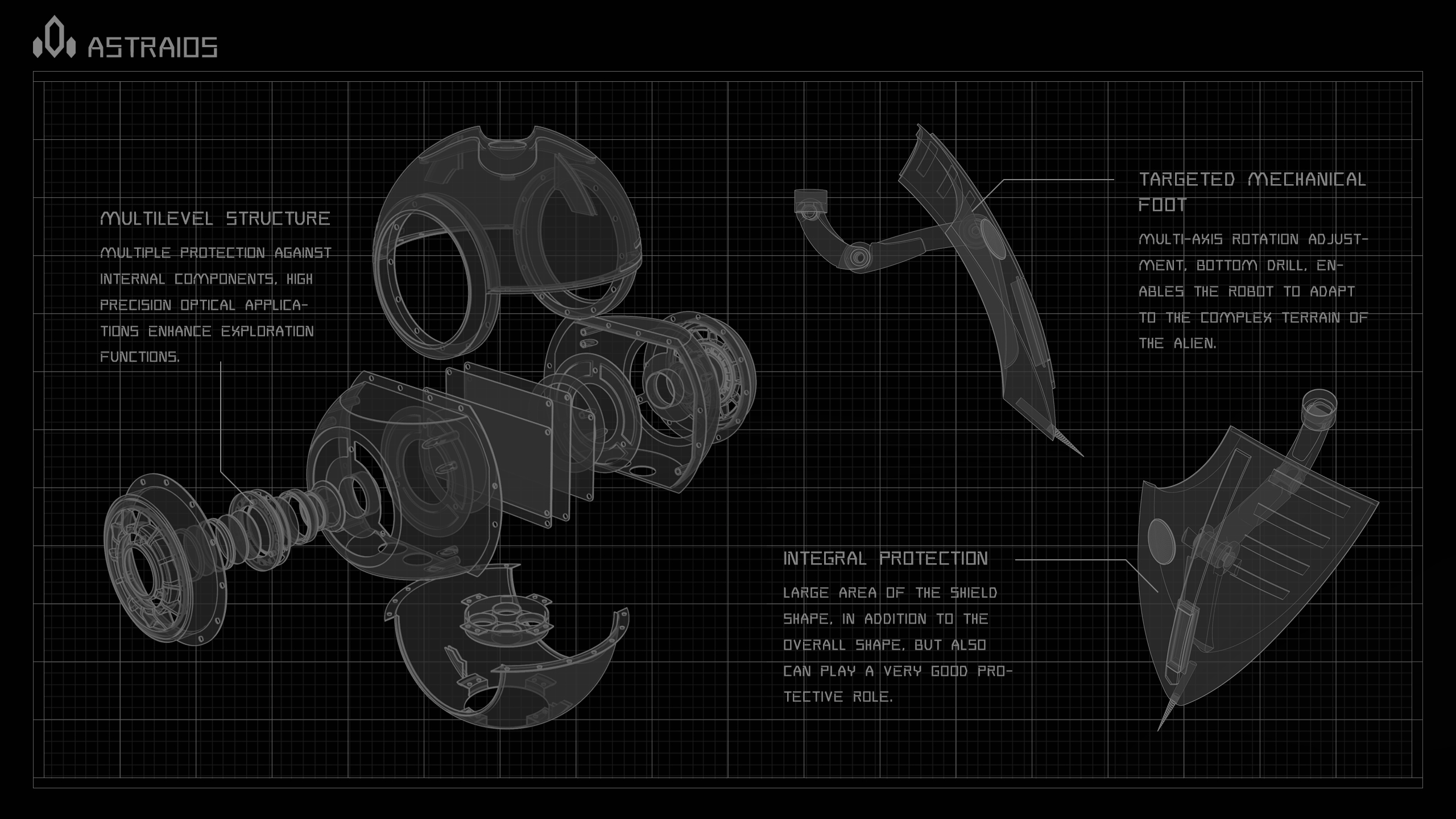 UAV，prospecting，Alien planet，heavy industry，science fiction，Sense of future，