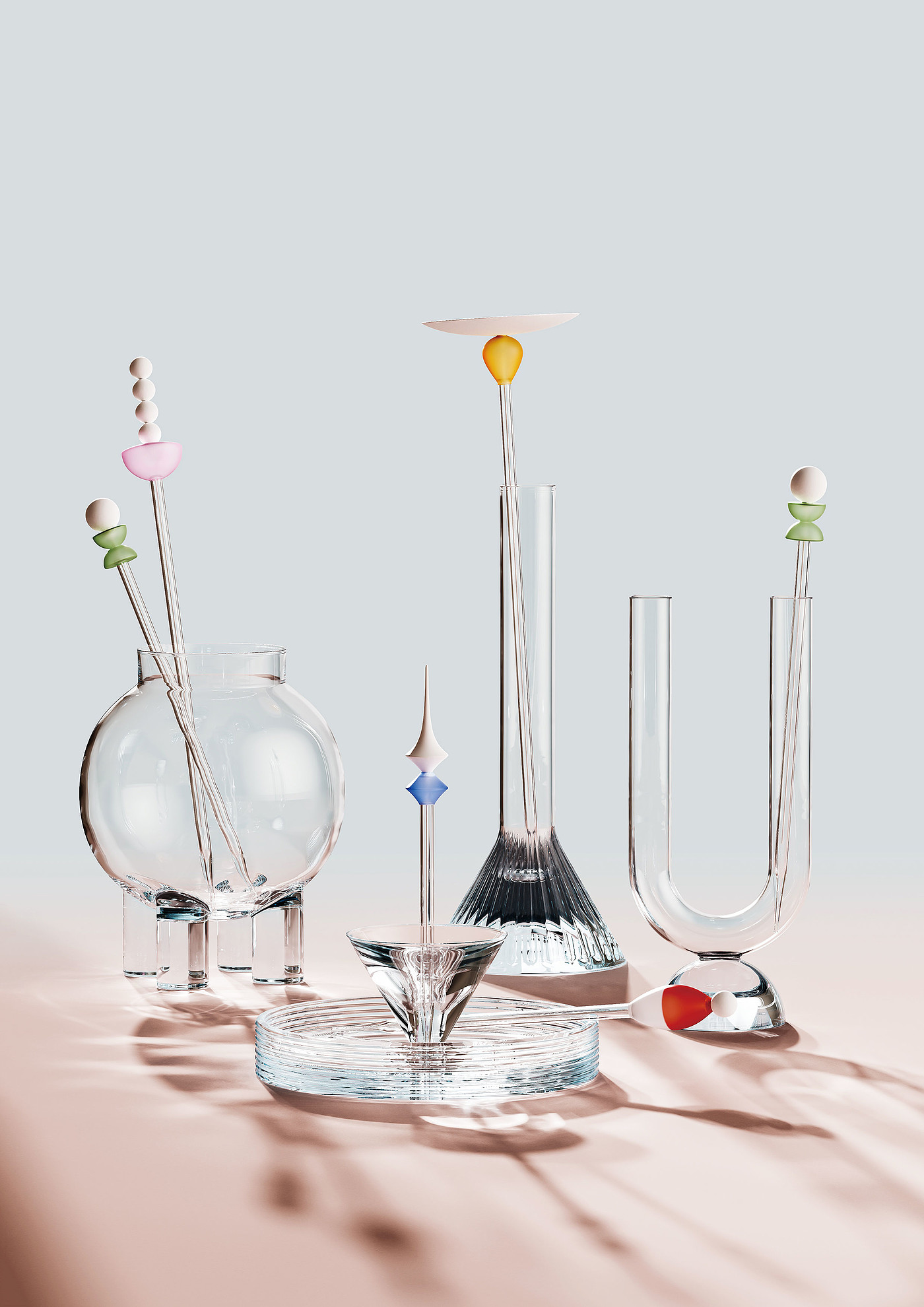 2020 red dot design concept award，LAB - Lay and Bloom，Perfume bottle，Dropper，