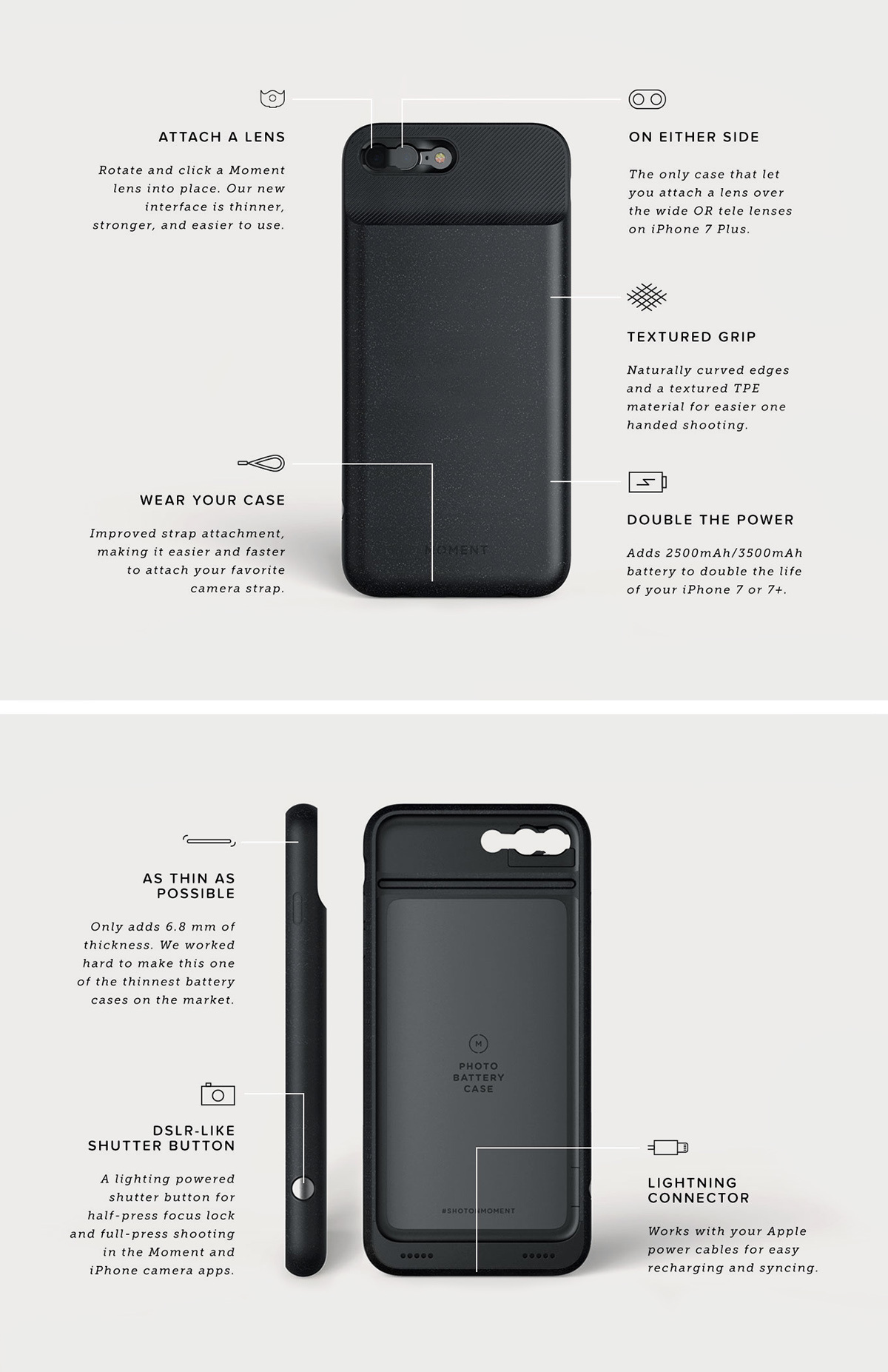 Mobile phone shell，Mobile phone battery，camera，Integrated design，